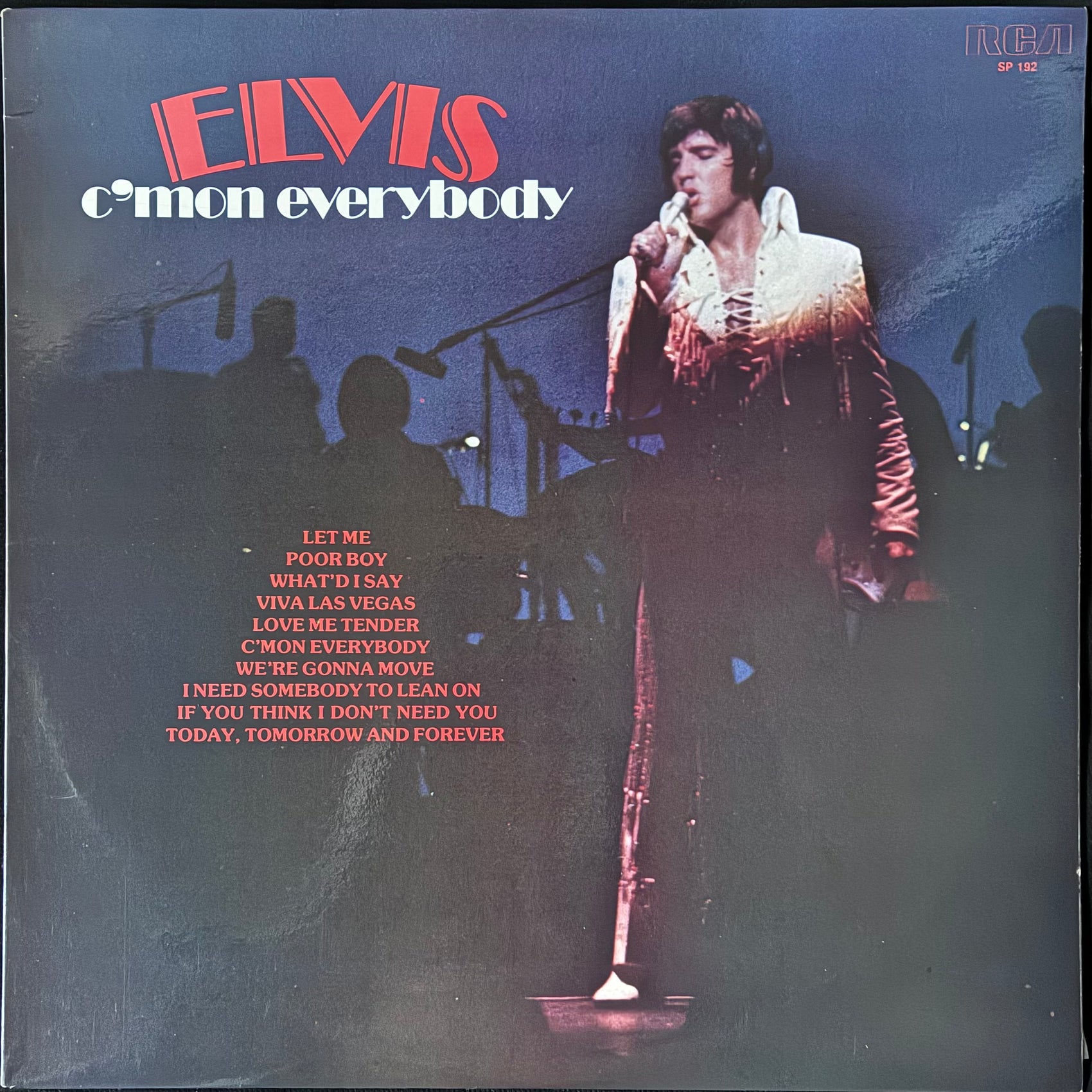 ELVIS PRESLEY - C'MON EVERYBODY (USED VINYL 1977 AUS M-/M-)