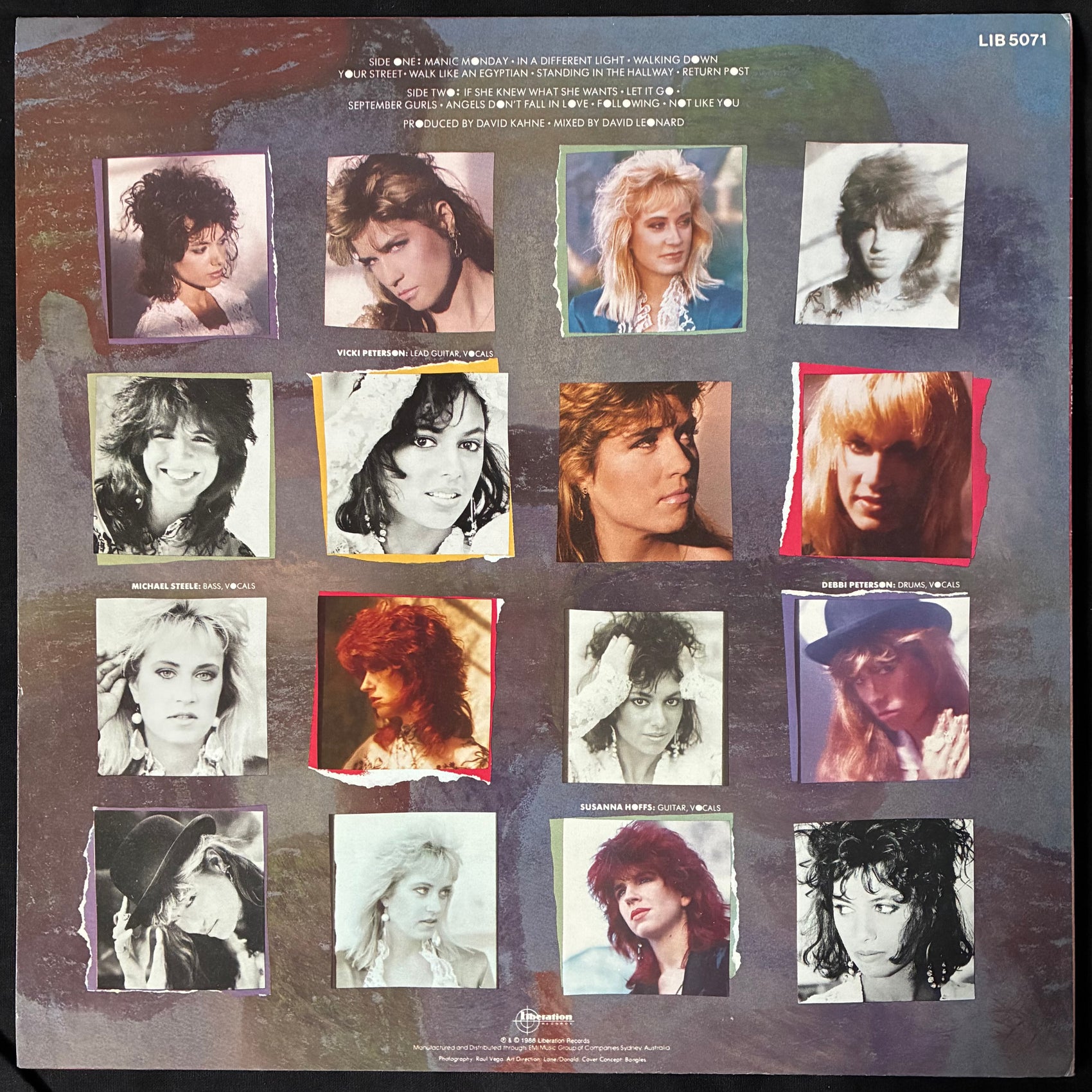 BANGLES - DIFFERENT LIGHT (USED VINYL 1986 AUS M-/M-)