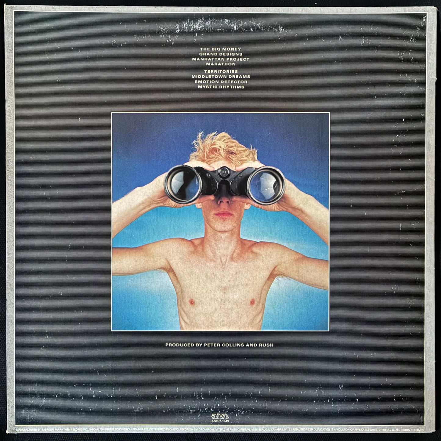 RUSH - POWER WINDOWS (USED VINYL 1985 CANADA M-/EX)