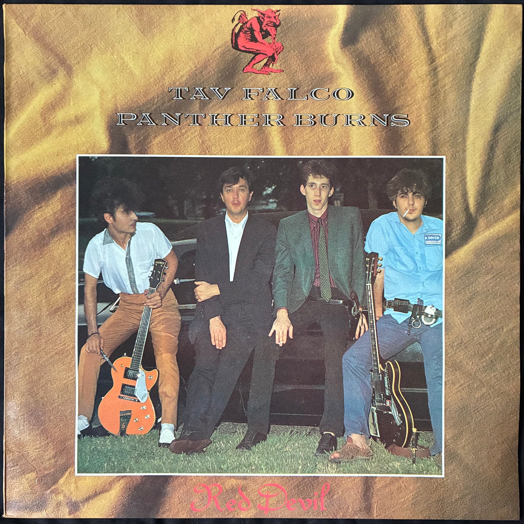 TAV FALCO PANTHER BURNS - RED DEVIL (RED COLOURED) (USED VINYL 1988 AUS M-/EX-)