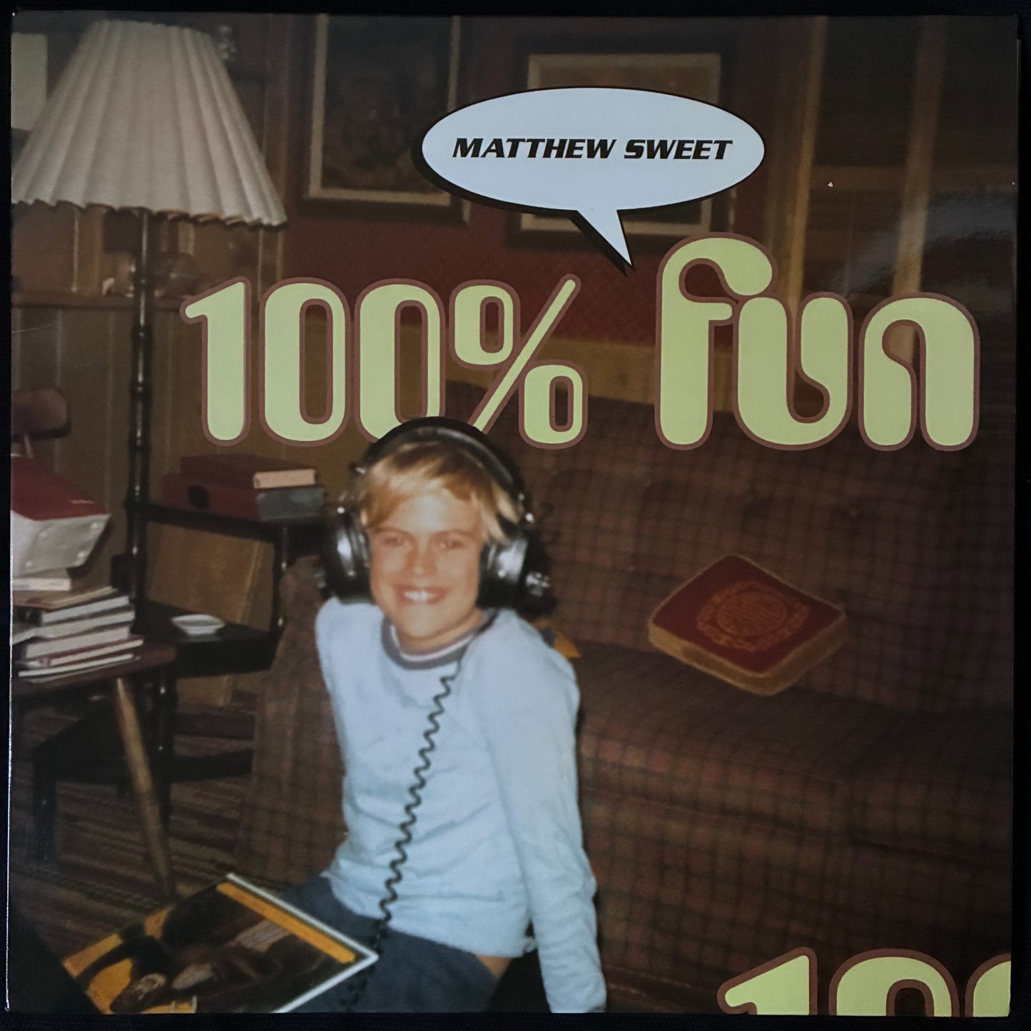 MATTHEW SWEET - 100% FUN (ORANGE COLOURED) (USED VINYL 2015 EU M-/M-)