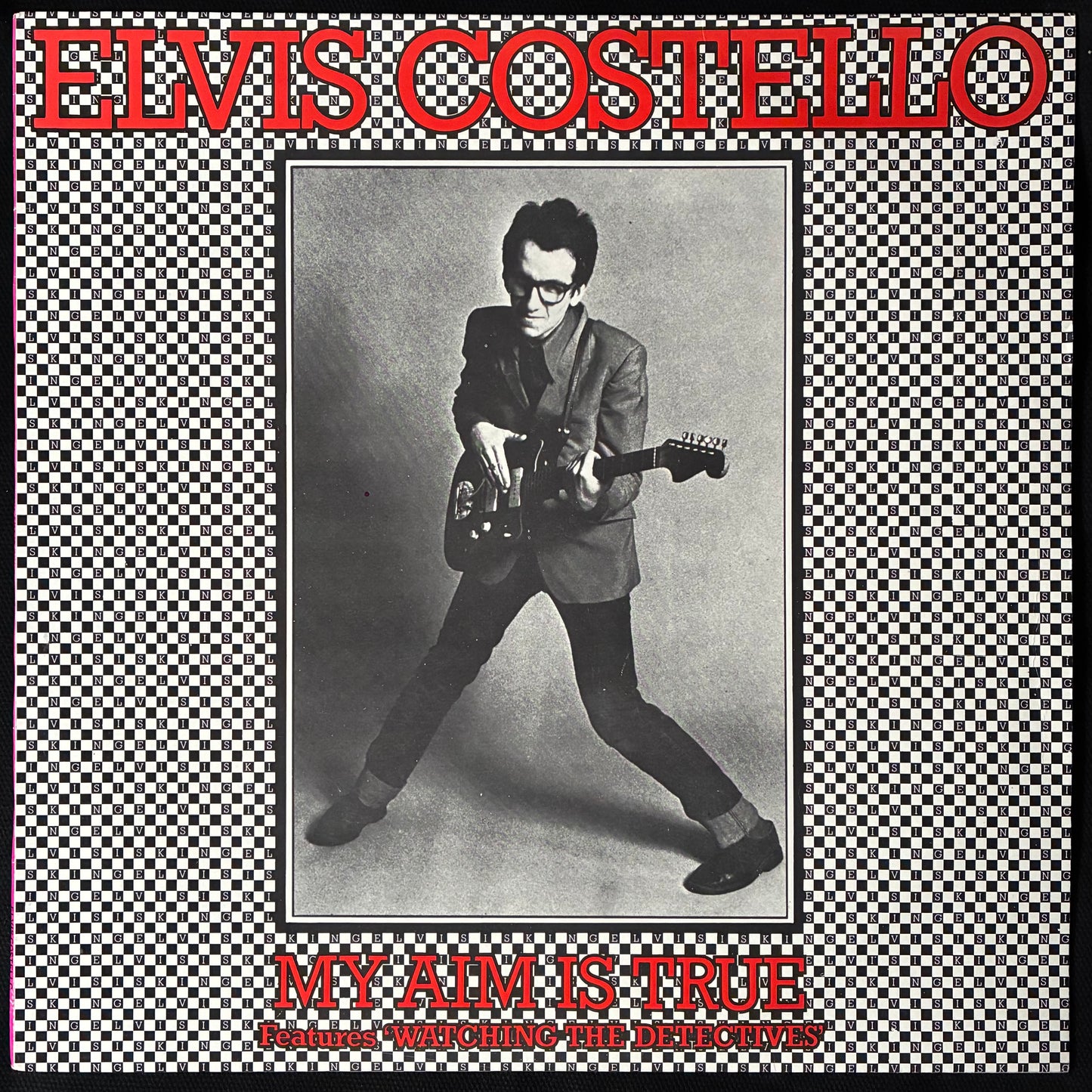 ELVIS COSTELLO - MY AIM IS TRUE (USED VINYL 1977 AUS M-/M-)