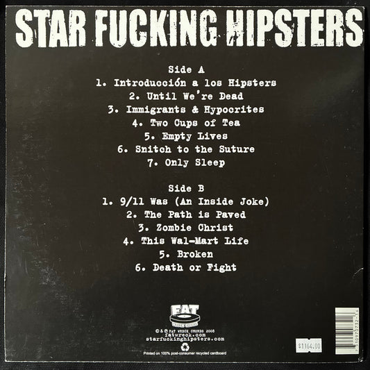 STAR FUCKING HIPSTERS - UNTIL WE'RE DEAD (USED VINYL 2008 US M-/M-)