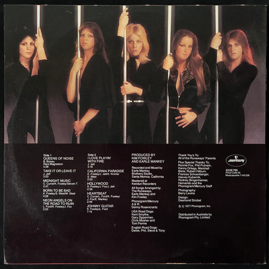 RUNAWAYS - QUEENS OF NOISE (USED VINYL 1977 AUS M-/EX+)