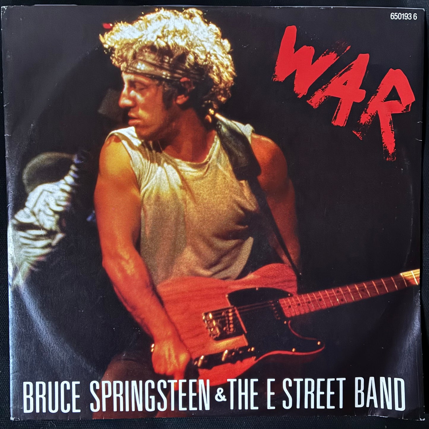 BRUCE SPRINGSTEEN & THE E STREET BAND - WAR (12" EP) (USED VINYL 1986 UK M-/EX+)