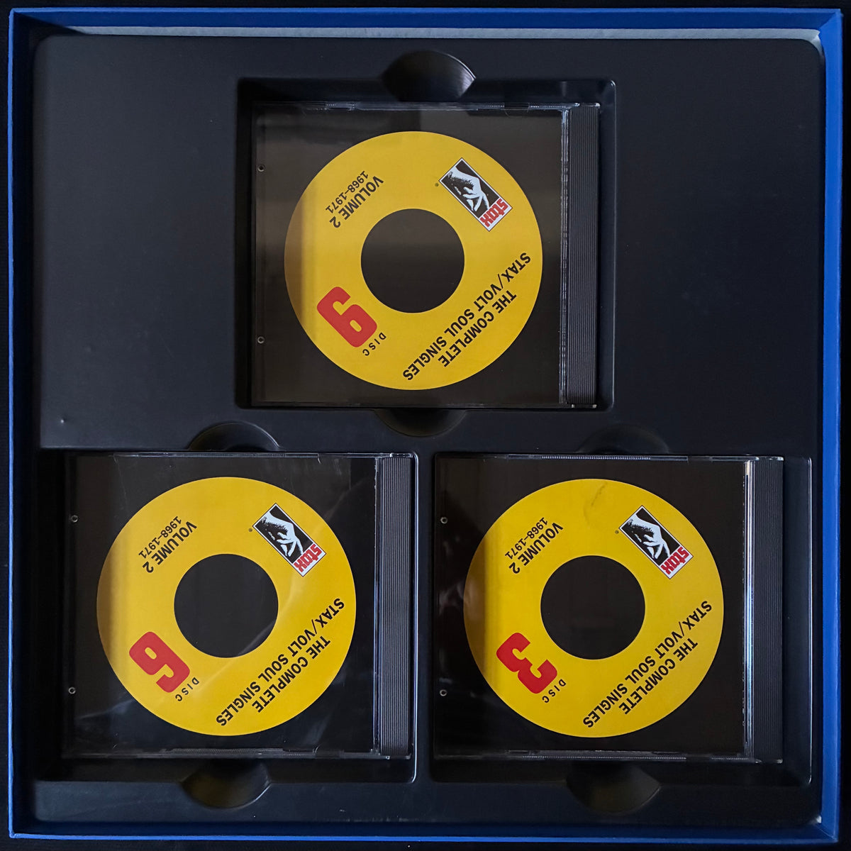 VARIOUS ARTISTS - THE COMPLETE STAX/VOLT SOUL SINGLES : VOLUME 2 1968-1971 (9CD BOX SET) (USED CD 1993 US M-/M-)