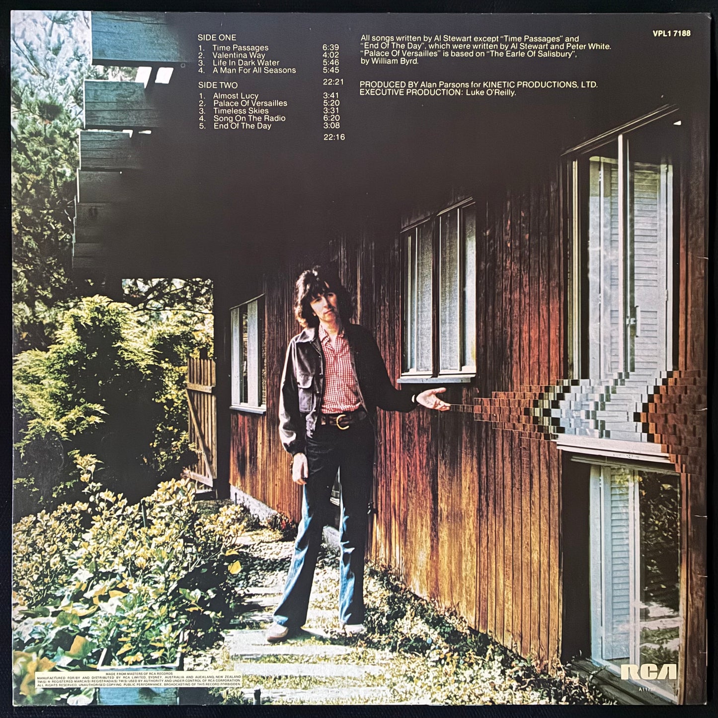 AL STEWART - TIME PASSAGES (USED VINYL 1978 AUS EX+/EX+)