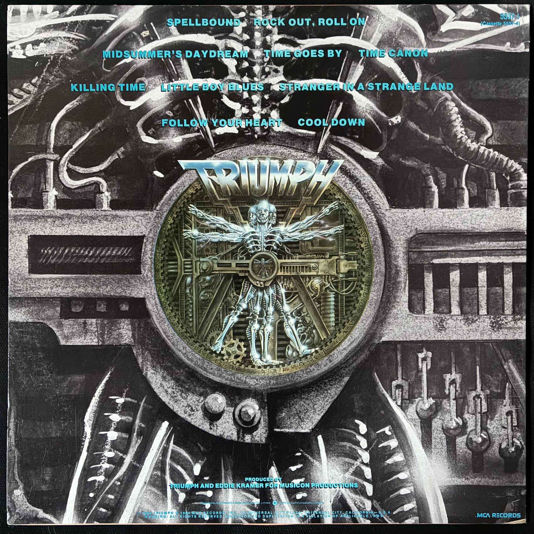 TRIUMPH - THUNDER SEVEN (USED VINYL 1984 AUS M-/M-)