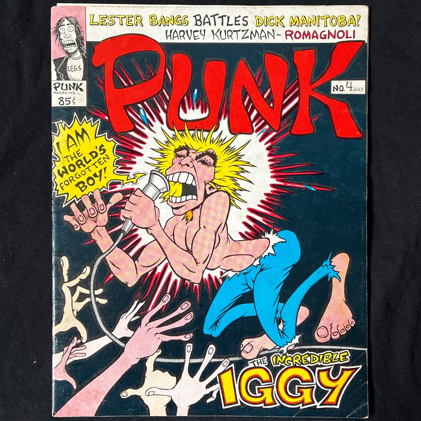 PUNK MAGAZINE VOLUME 1, NUMBER 4 - IGGY POP (JULY 1976) MAGAZINE