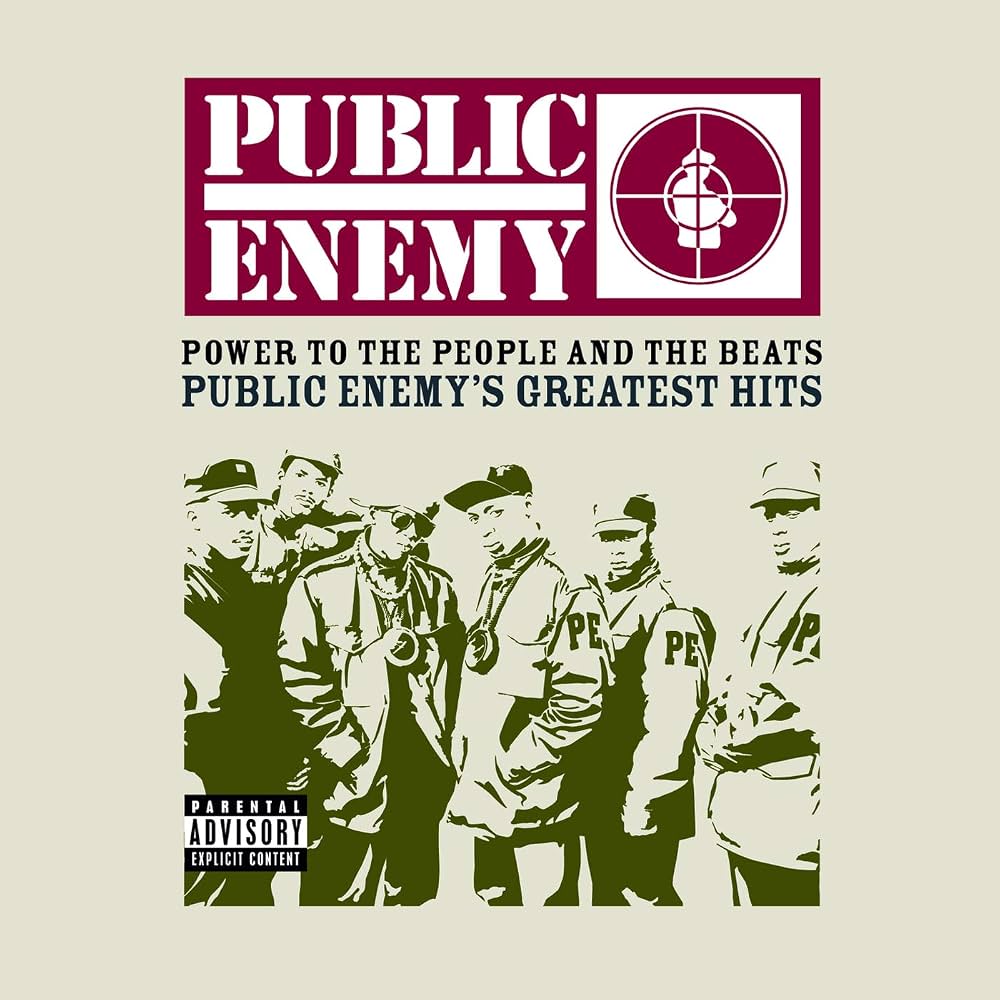 PUBLIC ENEMY - POWER TO THE PEOPLE & THE BEATS: PUBLIC ENEMY’S GREATEST HITS (2LP) (BLOOD RED COLOURED) VINYL