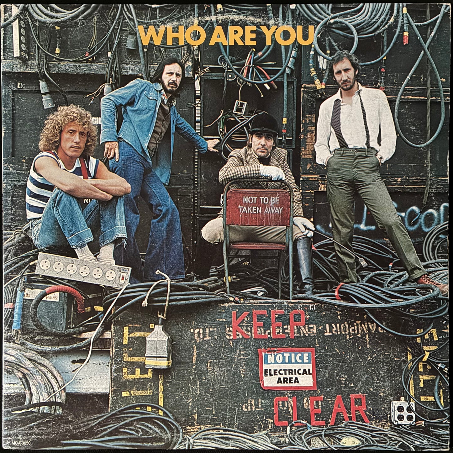 WHO - WHO ARE YOU (RED COLOURED) (USED VINYL 1978 CANADA M-/EX+)