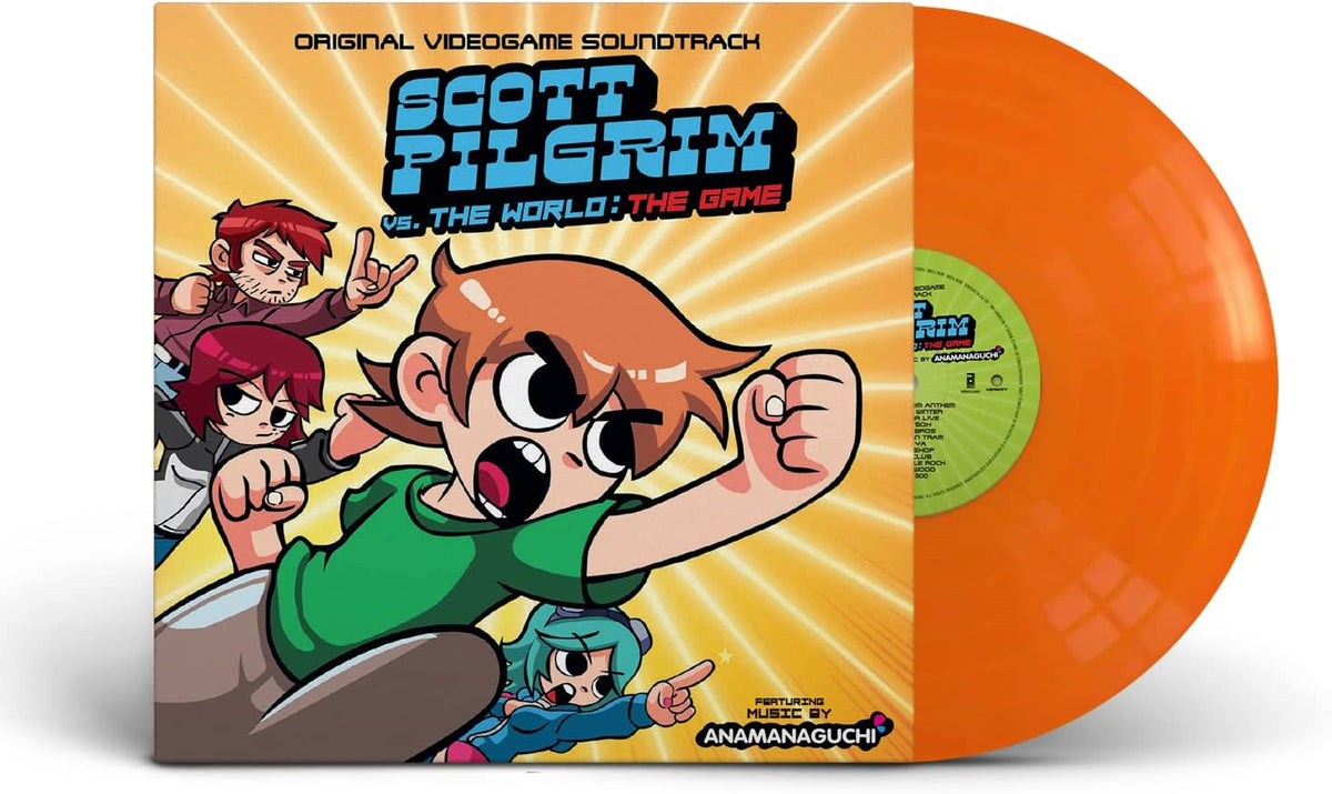 ANAMANAGUCHI - SCOTT PILGRIM VS. THE WORLD : THE GAME (ORANGE COLOURED) VINYL