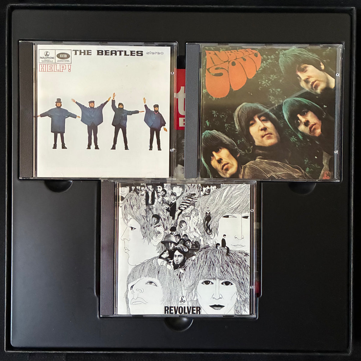 BEATLES - THE BEATLES ON COMPACT DISC (3CD BOX SET) (USED CD 1987 UK M-/EX)