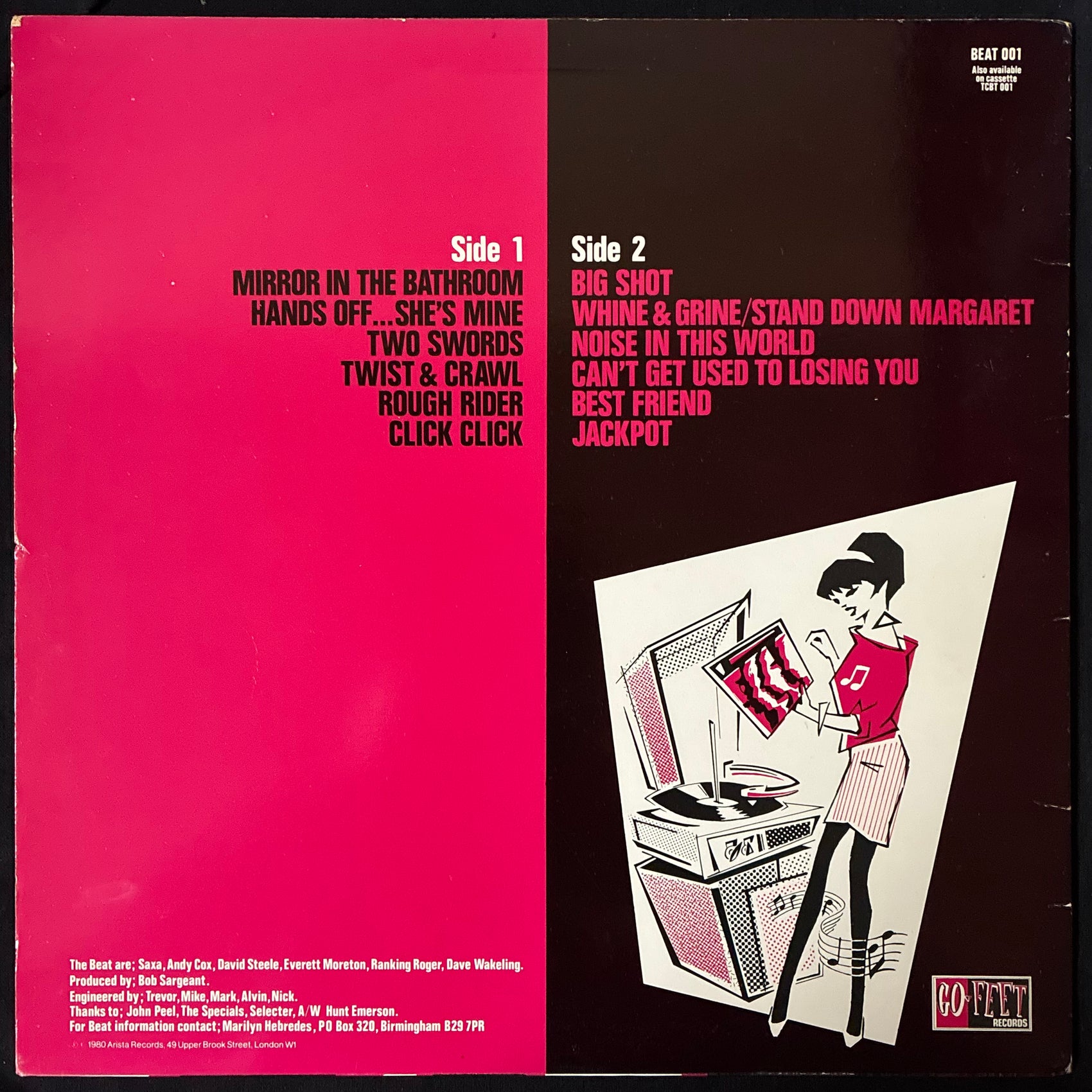 BEAT - I JUST CAN'T STOP IT (USED VINYL 1980 UK EX+/EX)