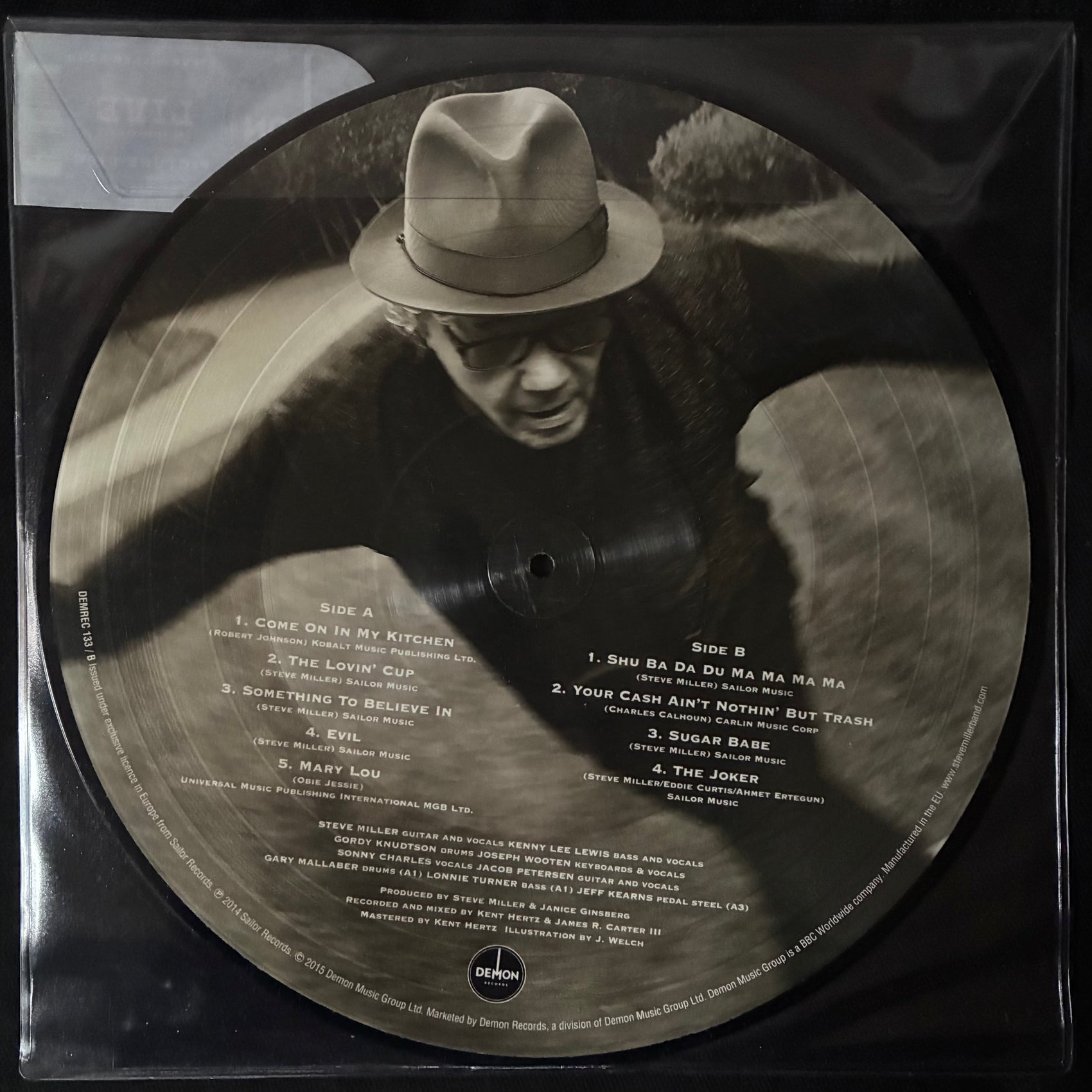 STEVE MILLER BAND - THE JOKER LIVE IN CONCERT (PICTURE DISC) (USED VINYL 2015 UK/EU M-)