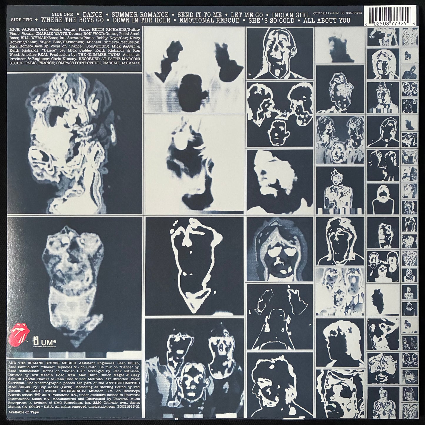 ROLLING STONES - EMOTIONAL RESCUE (180GM) (HALF SPEED REMASTERED) (USED VINYL 2018 US M-/M-)