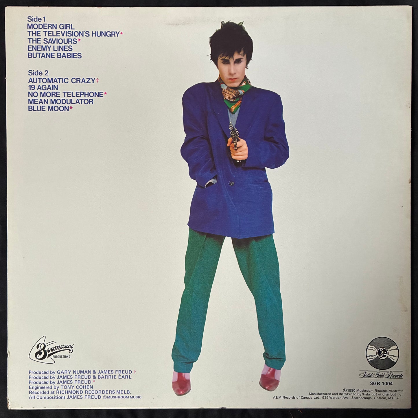 JAMES FREUD - BREAKING SILENCE (USED VINYL 1980 CANADA EX+/EX+)