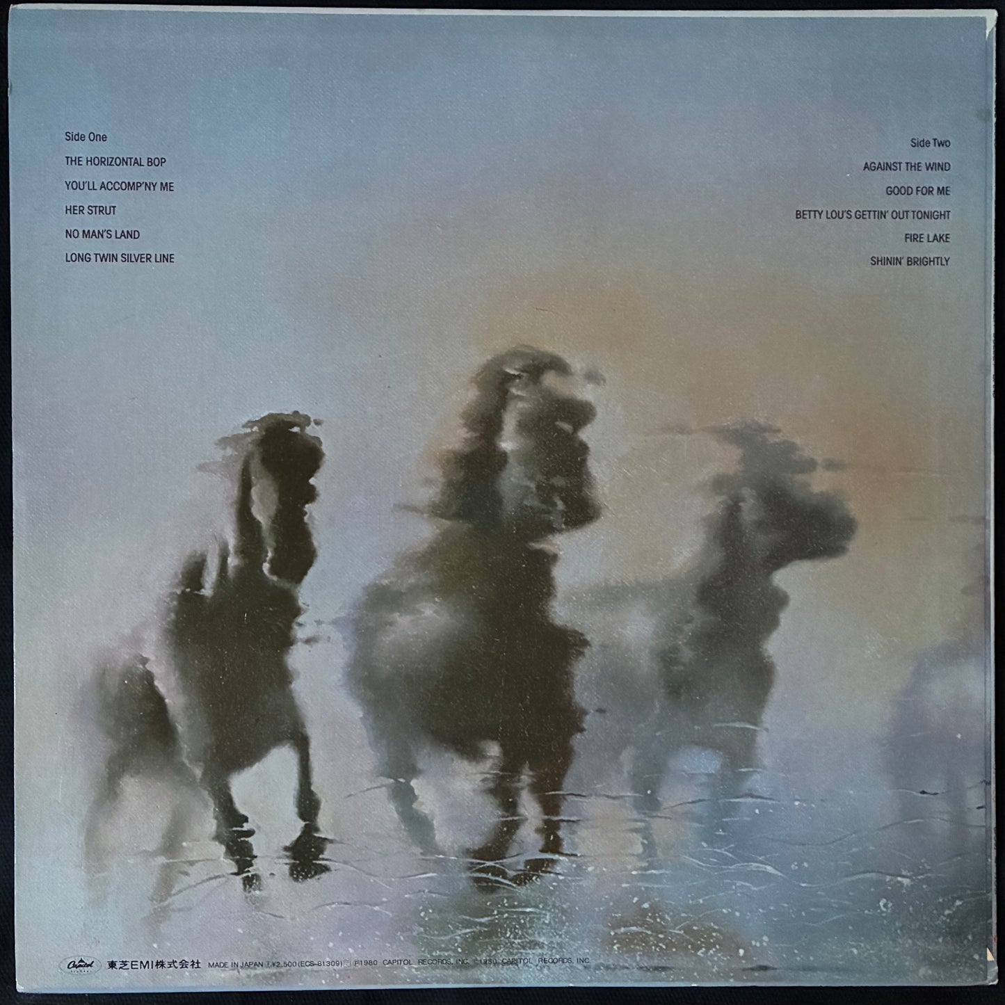 BOB SEGER & THE SILVER BULLET BAND - AGAINST THE WIND (USED VINYL 1980 JAPAN M-/M-)
