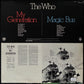 WHO - MY GENERATION/MAGIC BUS (2LP) (USED VINYL 1974 US M-/EX+)