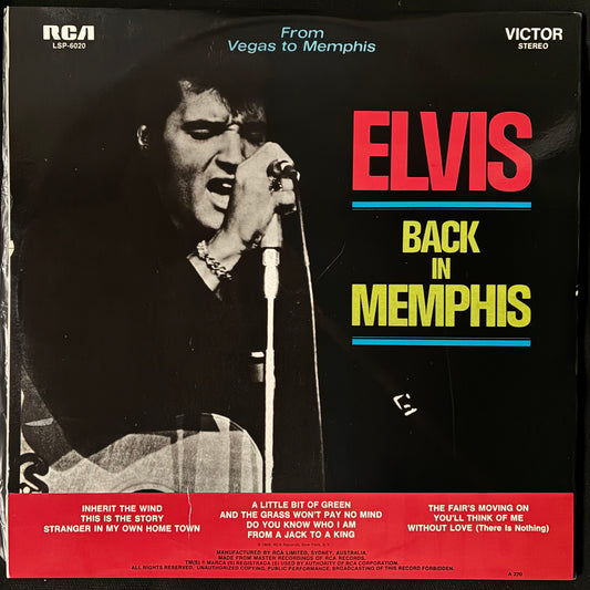 ELVIS PRESLEY - FROM MEMPHIS TO VEGAS (2LP) (USED VINYL 1972 AUS M-/EX)