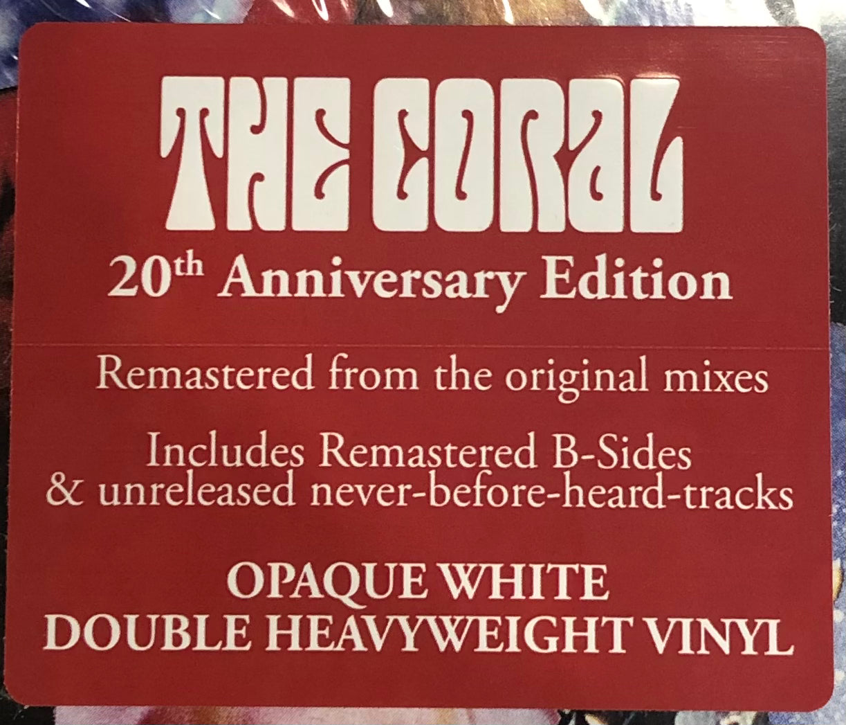 CORAL - THE CORAL (20TH ANNIVERSARY EDITION) VINYL