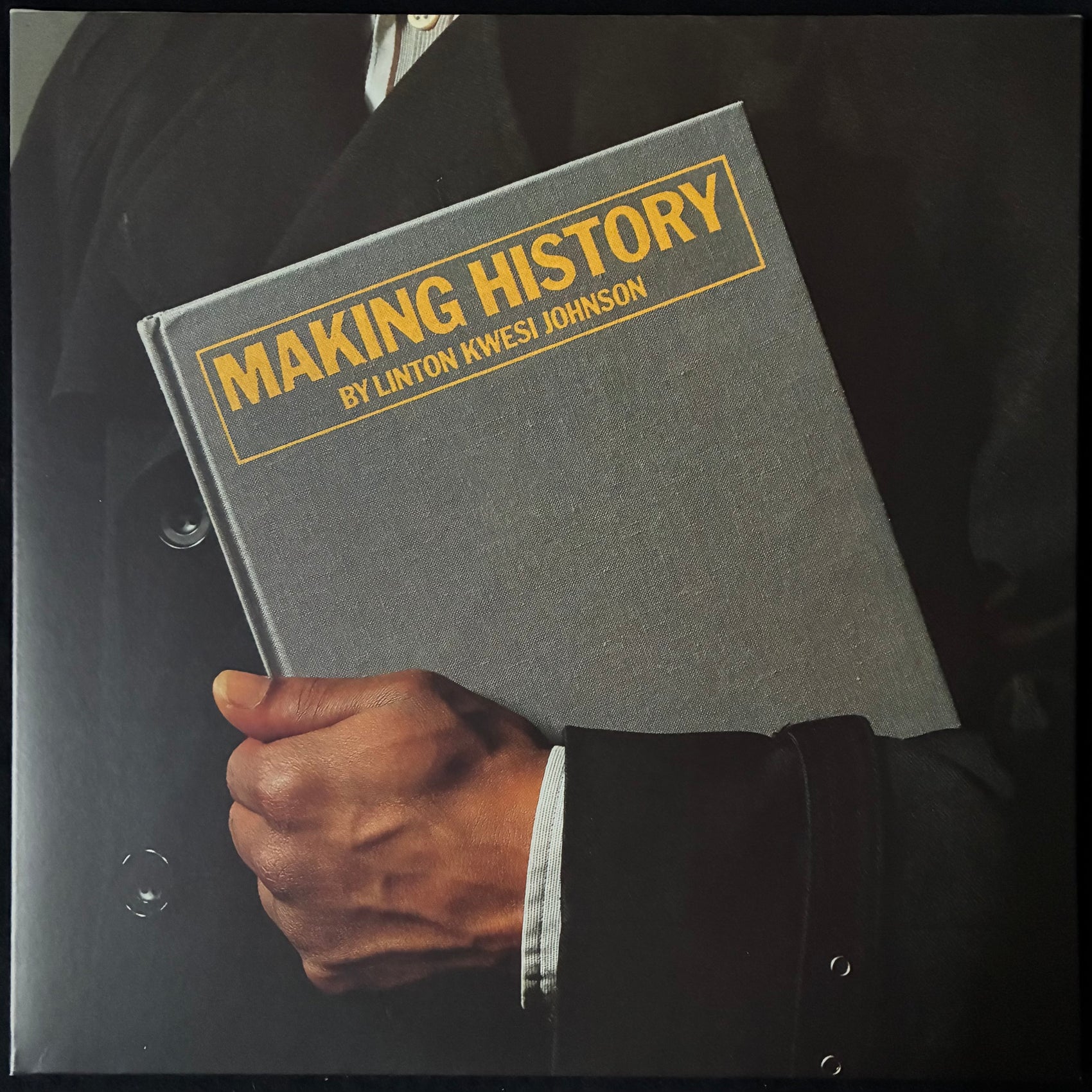 LINTON KWESI JOHNSON - MAKING HISTORY (YELLOW COLOURED) (USED VINYL 2021 M-/M-)