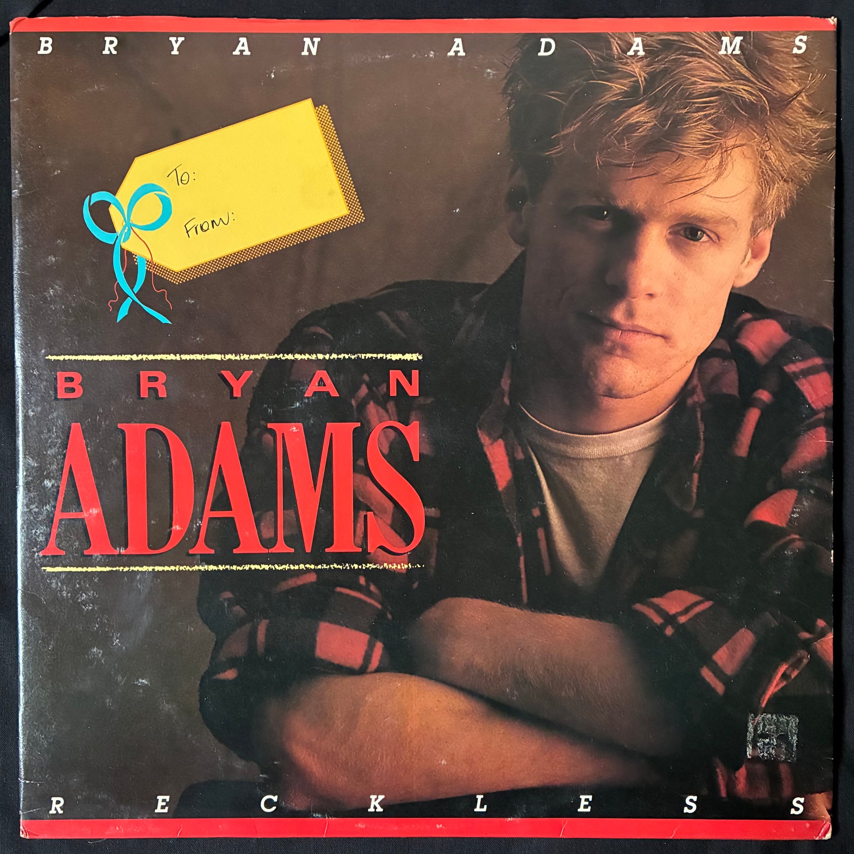 BRYAN ADAMS - RECKLESS (USED VINYL 1984 AUS EX+/EX)