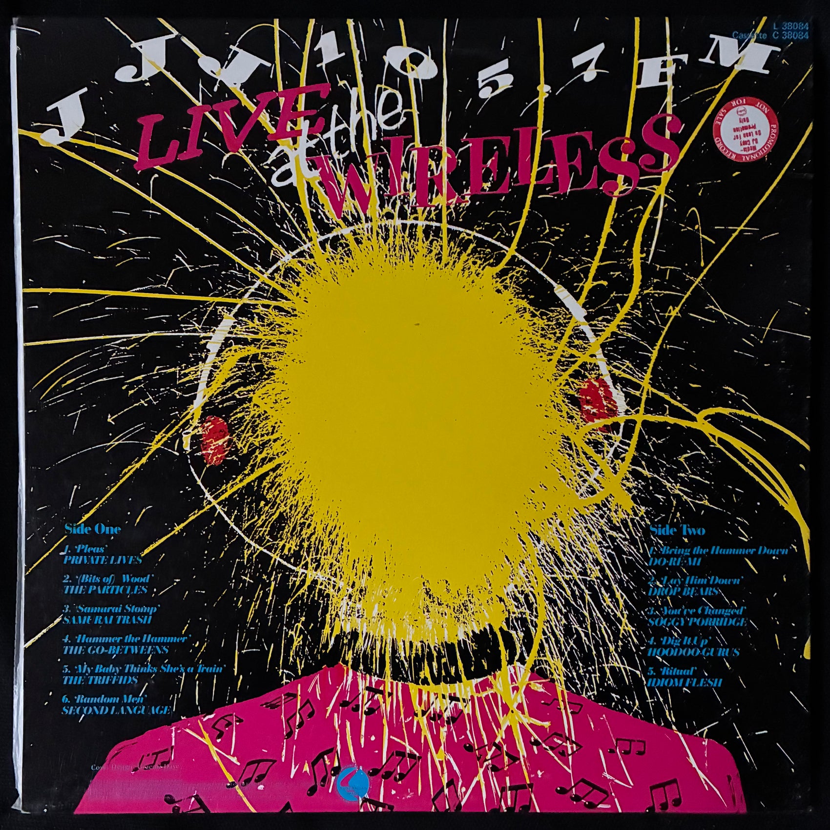 VARIOUS ARTISTS - LIVE AT THE WIRELESS (PROMO) (USED VINYL 1983 AUS M-/M-)