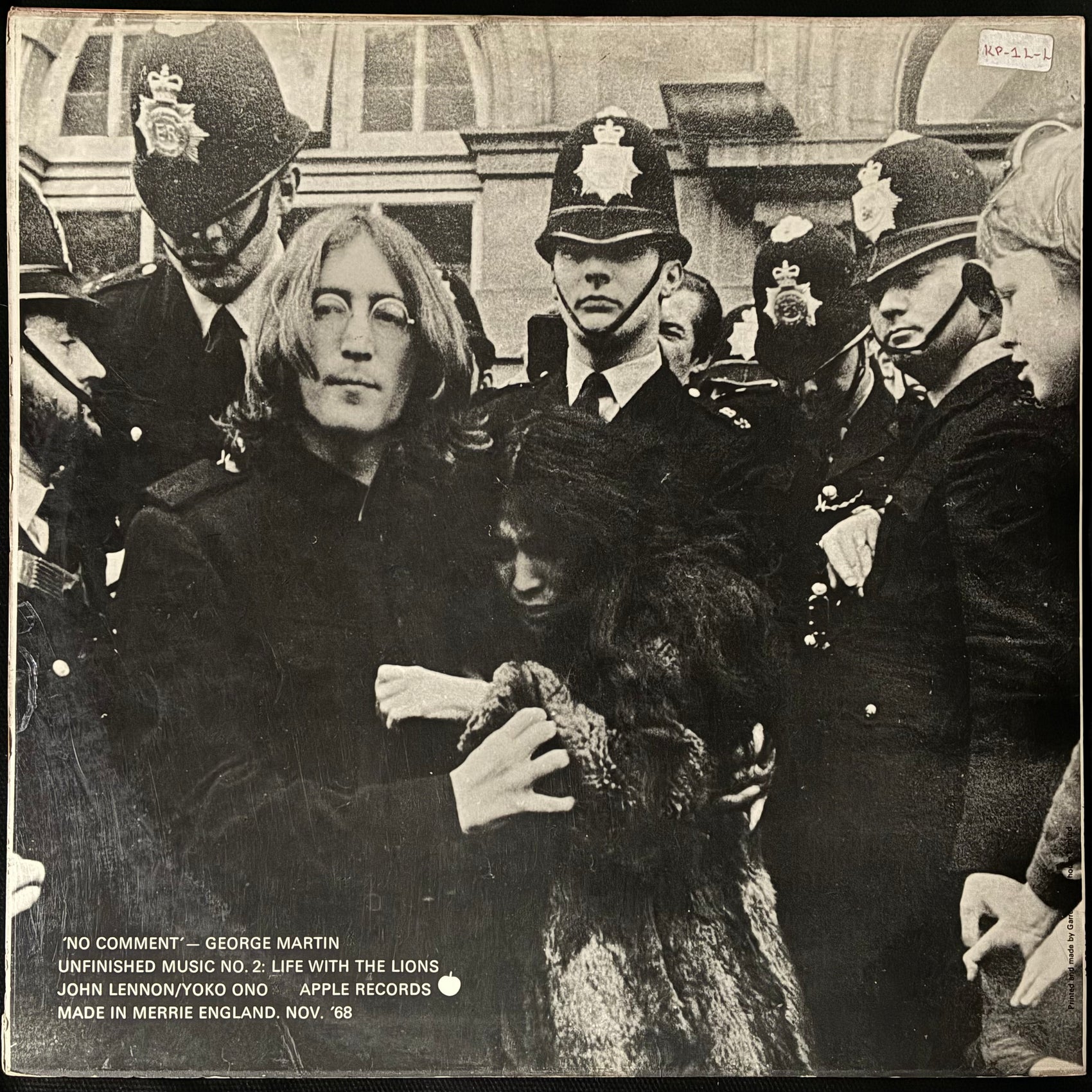 JOHN LENNON/YOKO ONO - UNFINISHED MUSIC NO. 2: LIFE WITH THE LIONS (USED VINYL 1969 UK EX-/EX-)