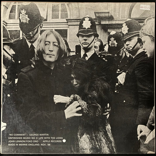 JOHN LENNON/YOKO ONO - UNFINISHED MUSIC NO. 2: LIFE WITH THE LIONS (USED VINYL 1969 UK EX-/EX-)