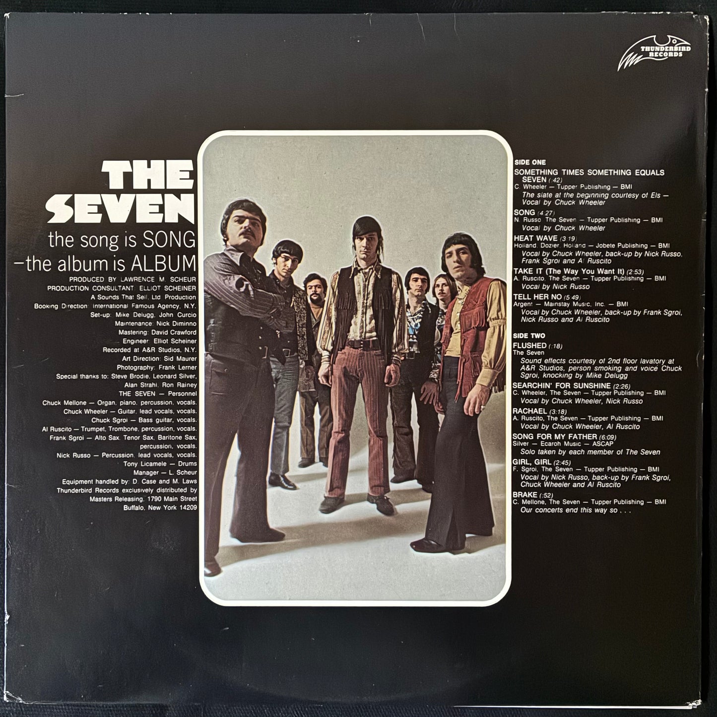 SEVEN - THE SONG IS SONG - THE ALBUM IS ALBUM (USED VINYL 1970 US M-/EX+)