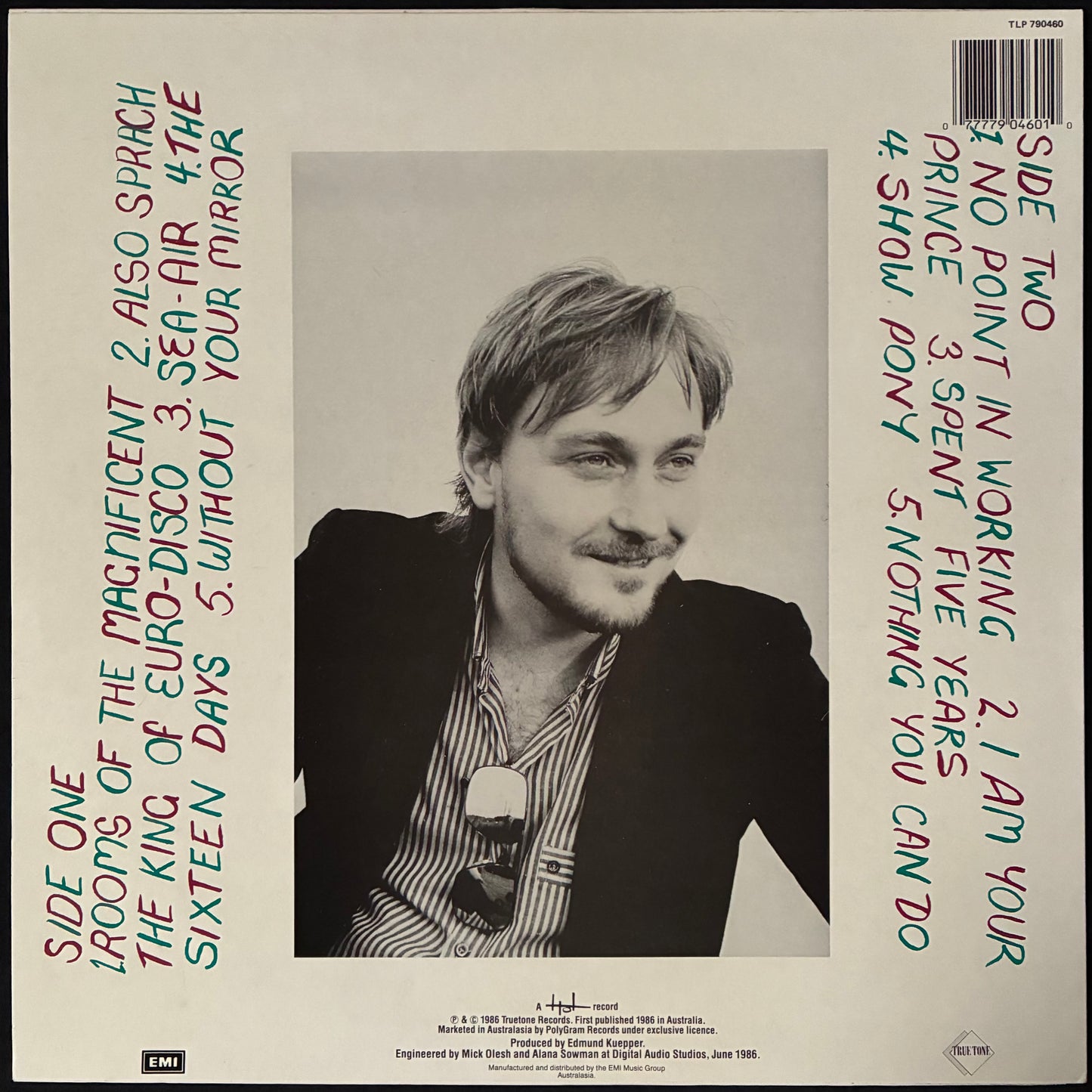 ED KUEPPER - ROOMS OF THE MAGNIFICENT (USED VINYL 1986 AUS M-/M-)