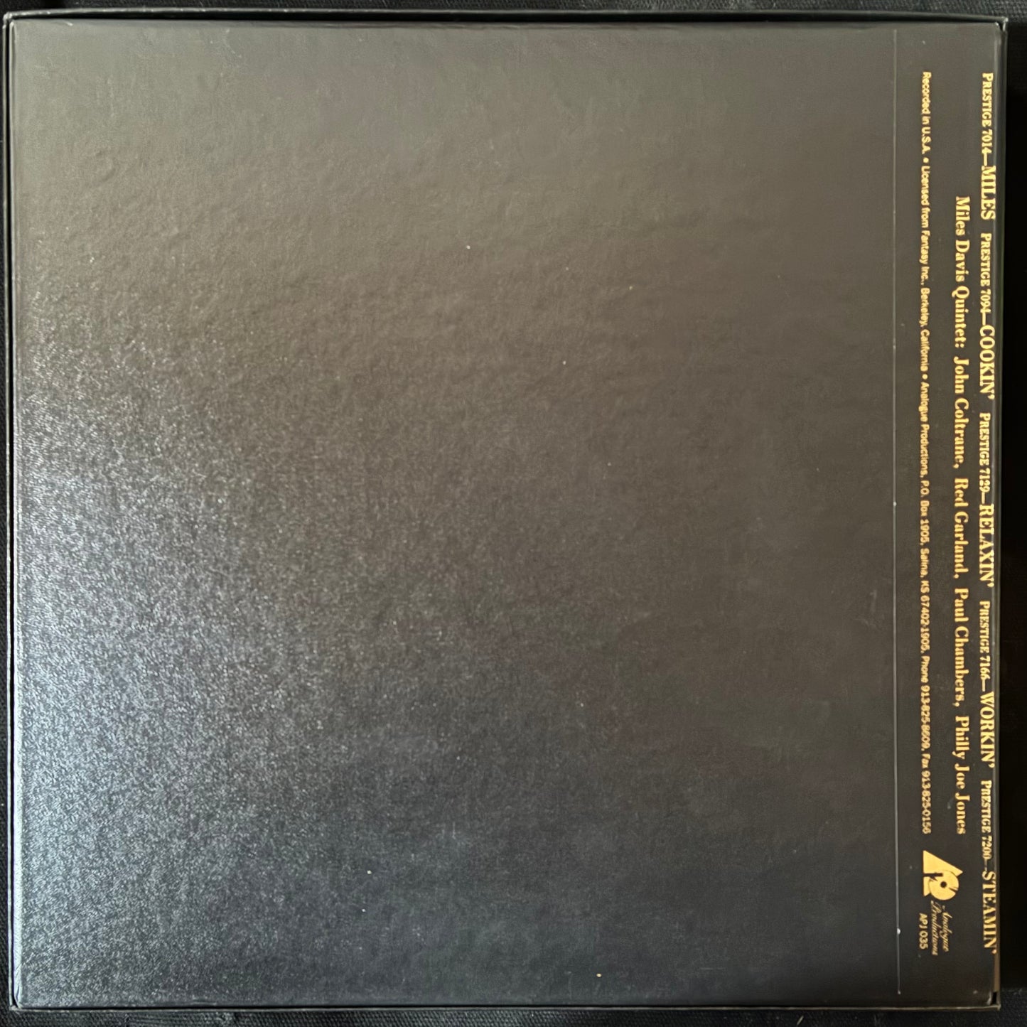 MILES DAVIS - THE GREAT PRESTIGE RECORDINGS (ANALOGUE PRODUCTIONS) (10x12" 180GM LPS) (USED VINYL 2008 US M-/M-) BOX SET