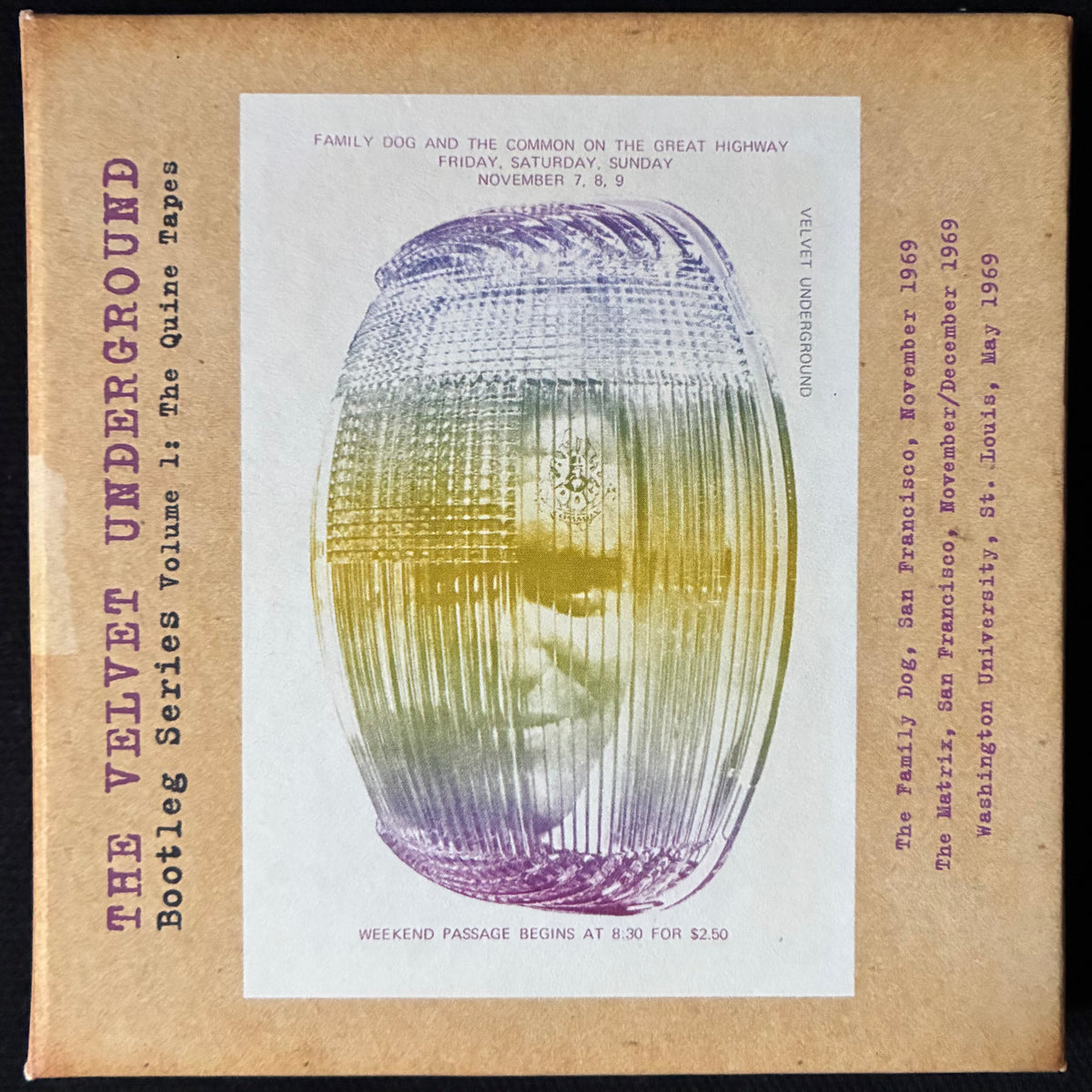VELVET UNDERGROUND - BOOTLEG SERIES VOLUME 1: THE QUINE TAPES (3CD SET) (USED CD 2001 US M-/M-)