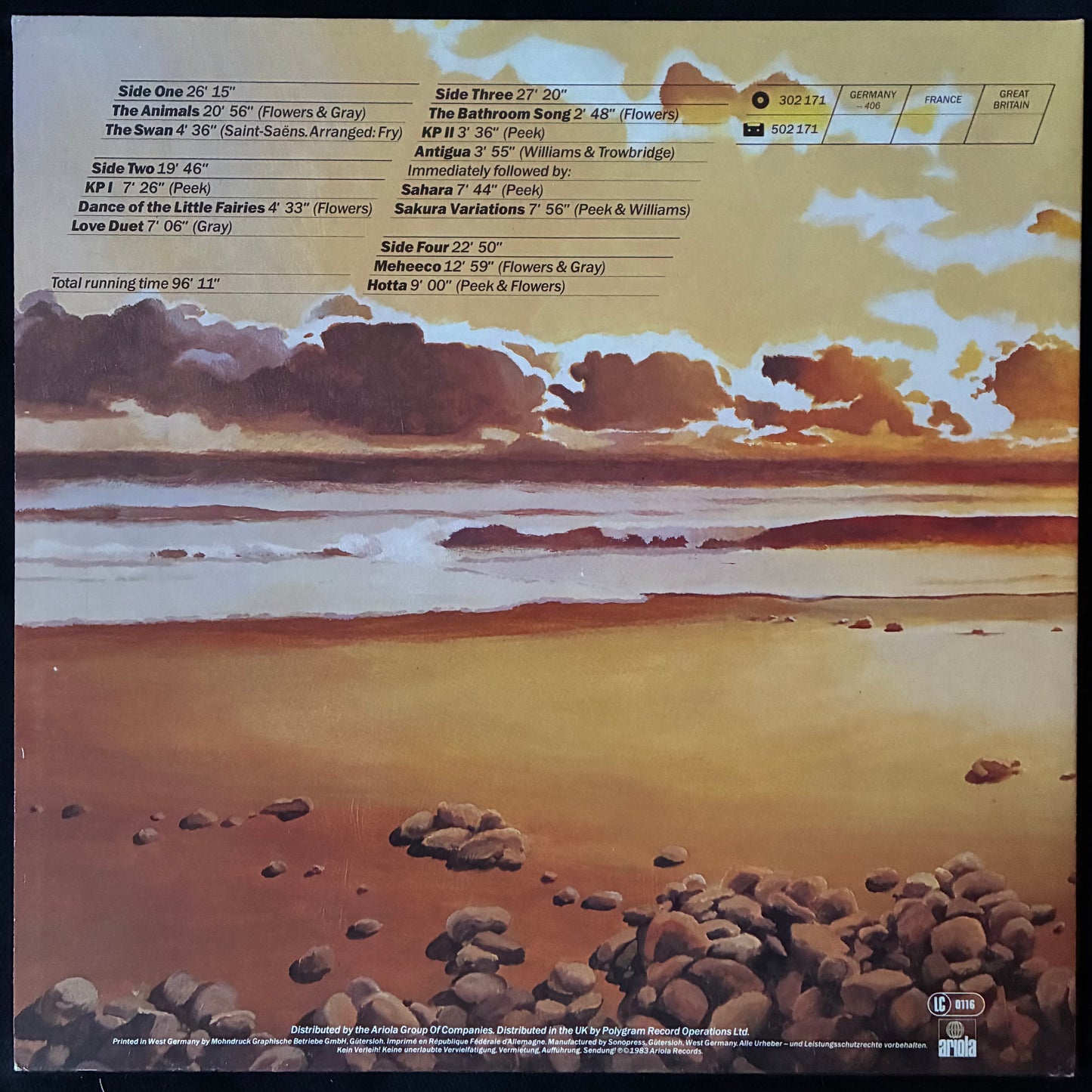SKY - FIVE (2LP) (USED VINYL 1983 GERMANY M-/M-)