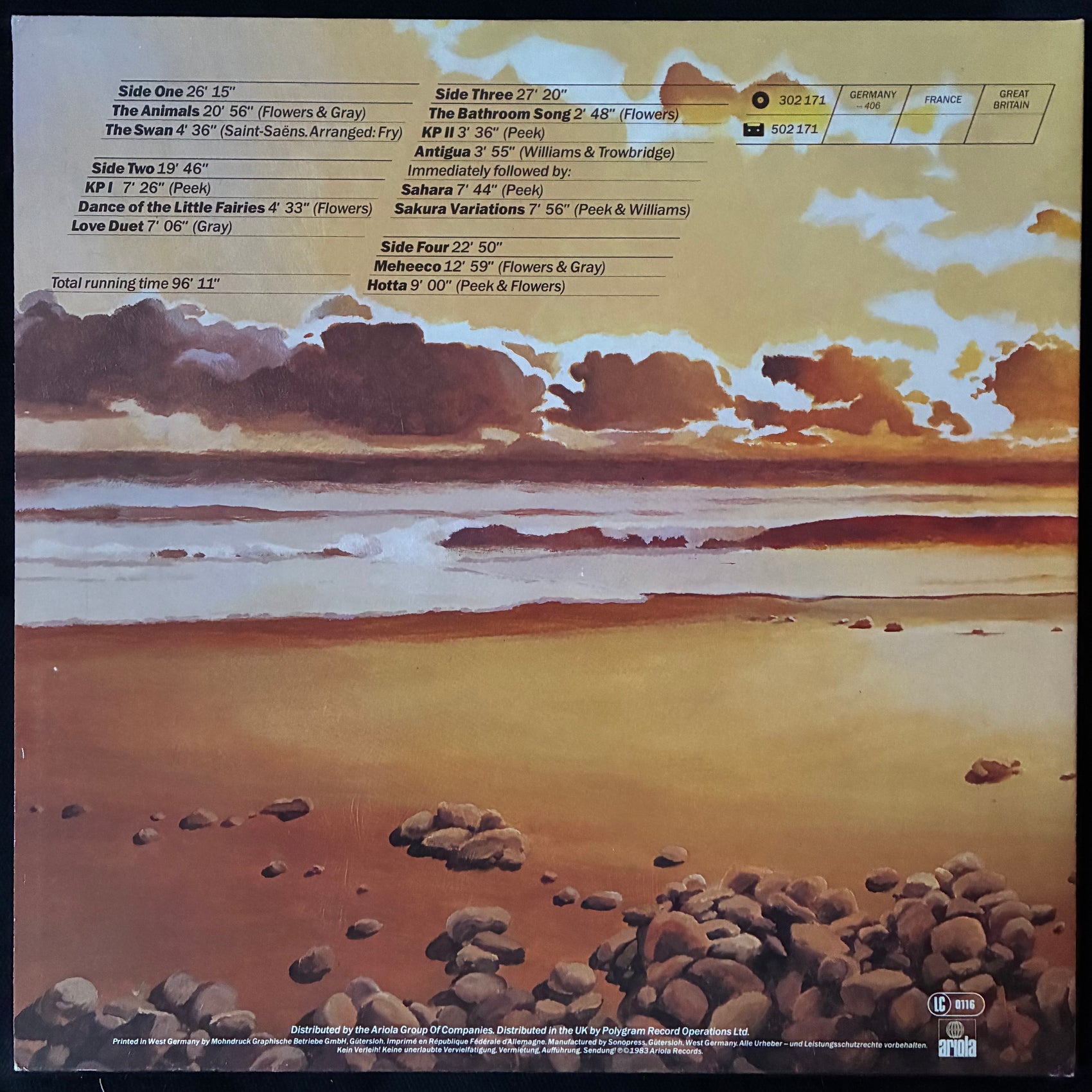 SKY - FIVE (2LP) (USED VINYL 1983 GERMANY M-/M-)