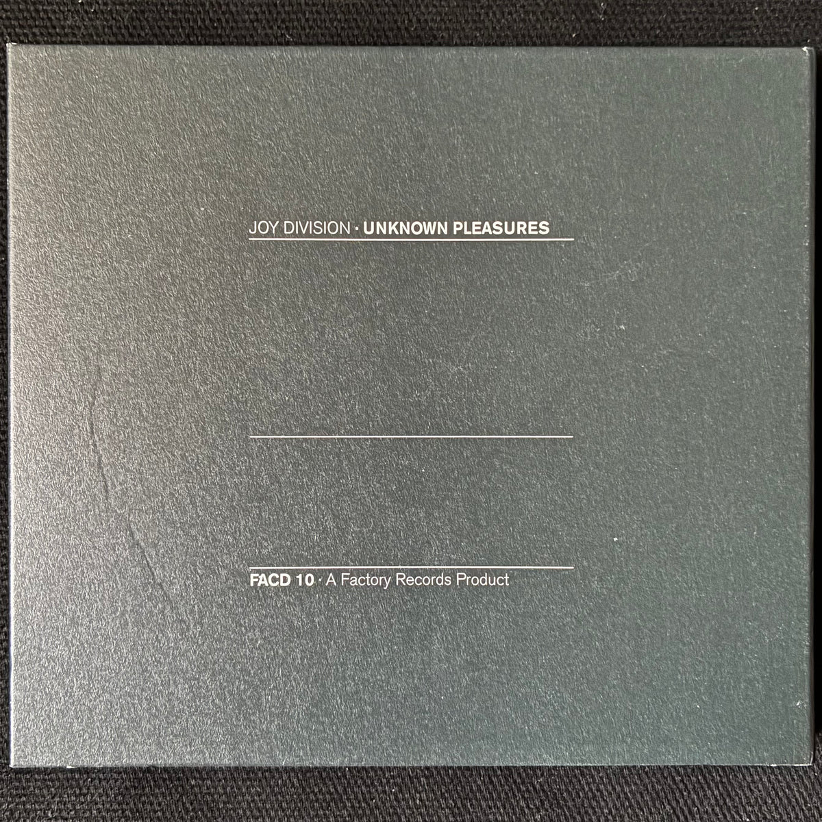 JOY DIVISION - UNKNOWN PLEASURES (2CD) (USED CD 2017 EU M-/M-)