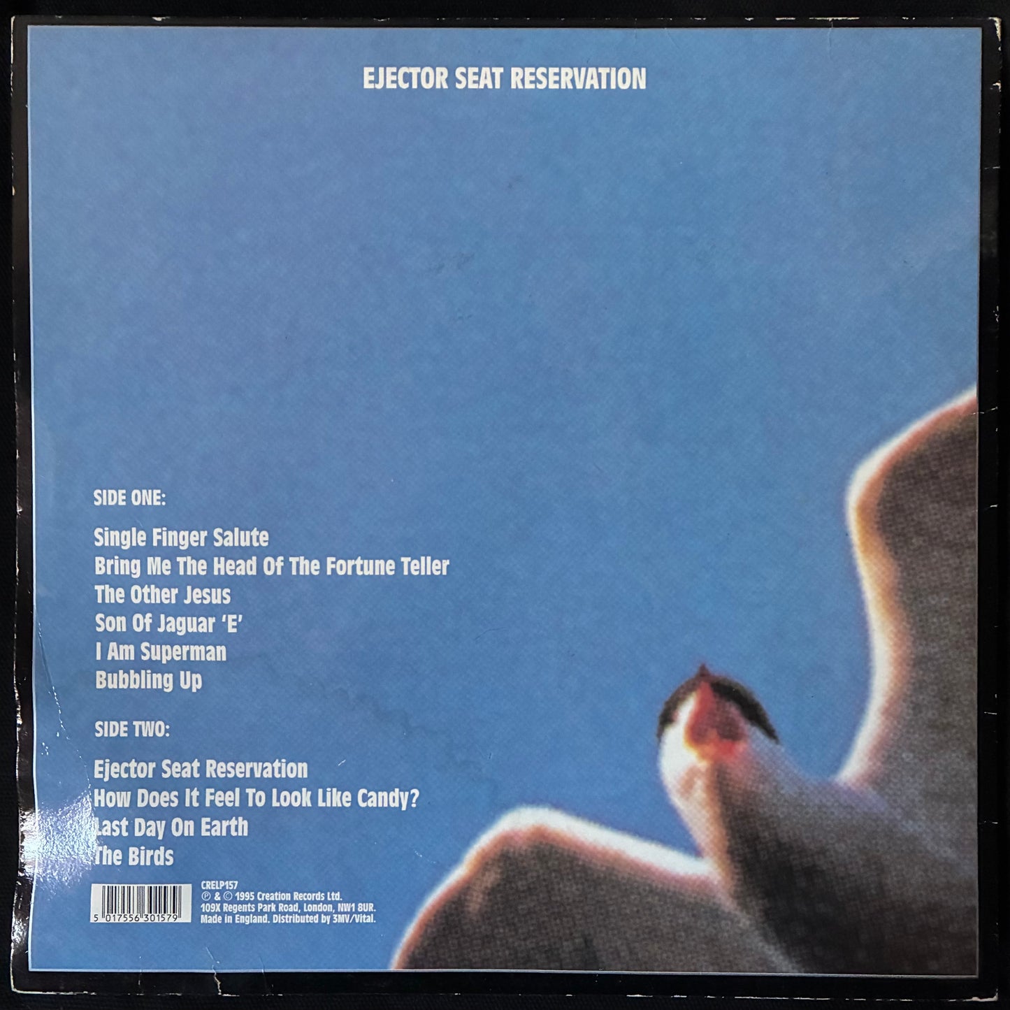 SWERVEDRIVER - EJECTOR SEAT RESERVATION (SIGNED) (USED VINYL 1995 UK M-/VG+)