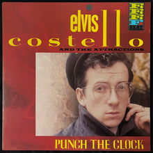 Load image into Gallery viewer, ELVIS COSTELLO AND THE ATTRACTIONS - PUNCH THE CLOCK (USED VINYL 1983 AUS M-/M-)
