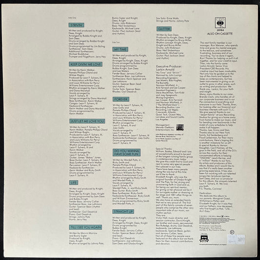 GLADYS KNIGHT AND THE PIPS - LIFE (USED VINYL 1985 UK M-/M-)