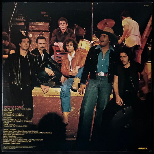 LOU REED - GROWING UP IN PUBLIC (FIRST PRESSING) (USED VINYL 1980 US M-/M-)