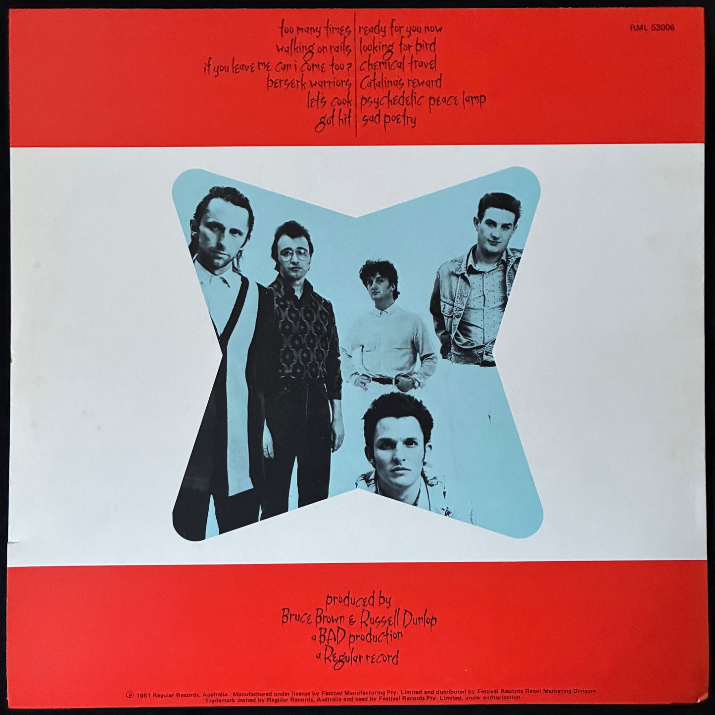 MENTAL AS ANYTHING - CATS & DOGS (USED VINYL 1981 AUS M-/EX+)