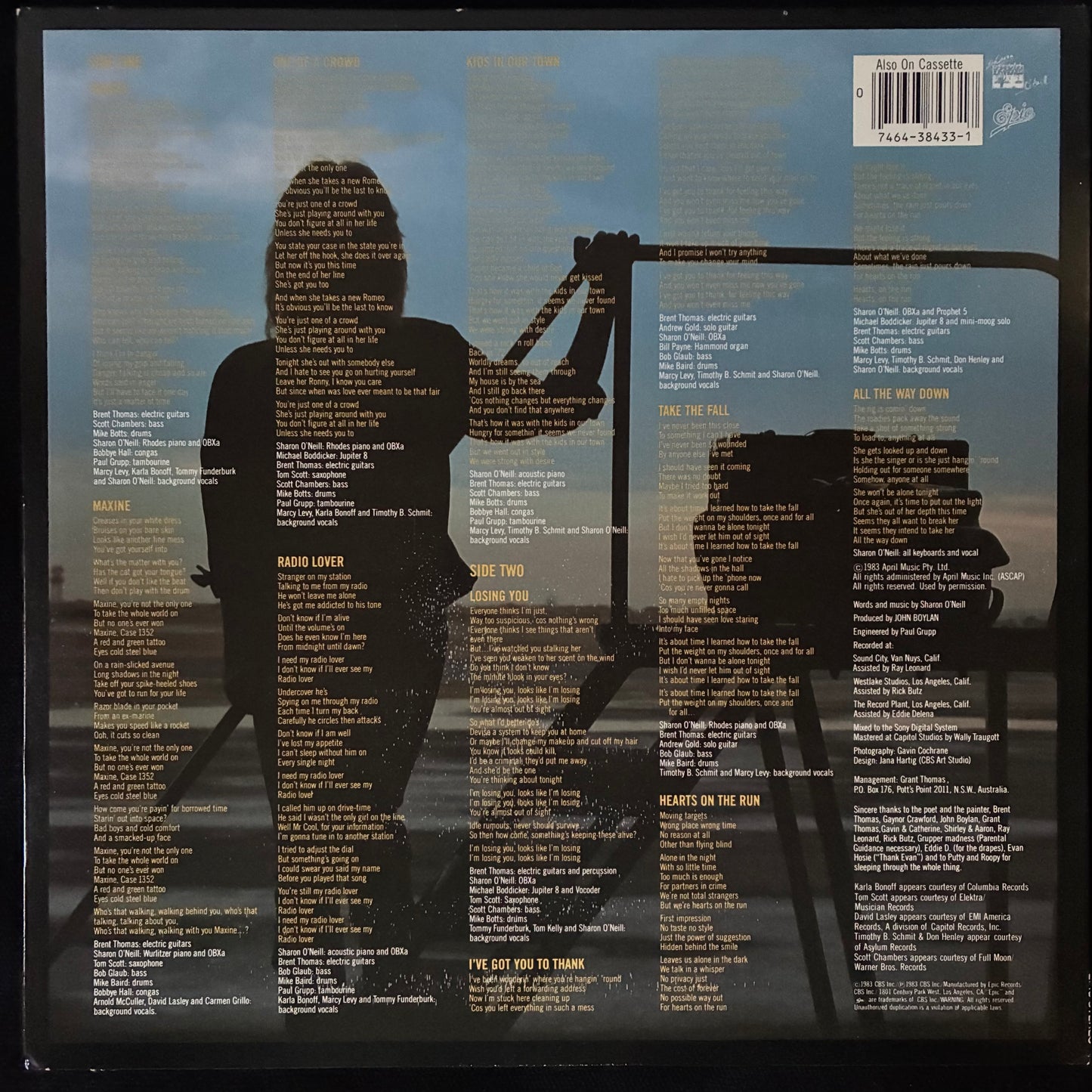 SHARON O'NEILL - FOREIGN AFFAIRS (USED VINYL 1983 US M-/M-)