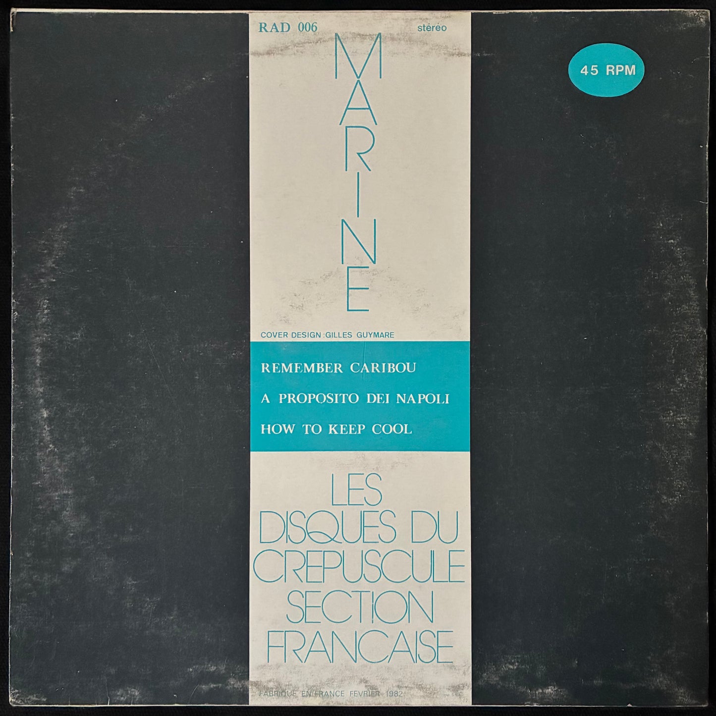 MARINE - RIVEGUACHE (12") (USED VINYL 1982 FRANCE M-/EX-)
