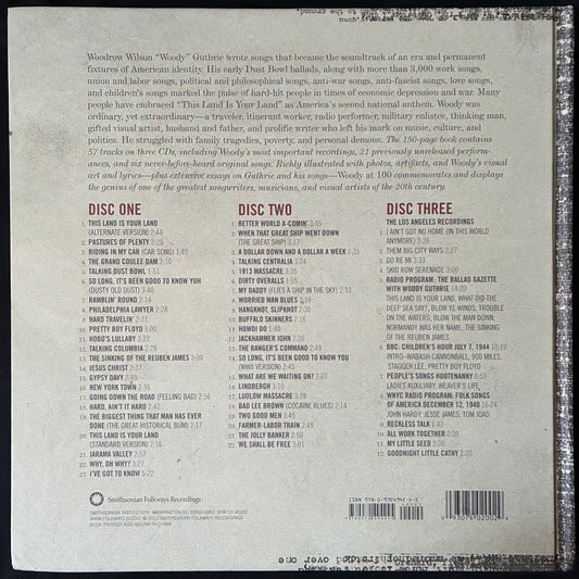 WOODY GUTHRIE - WOODY AT 100 (3CD BOX SET) (USED CD 2012 US M-/M-)