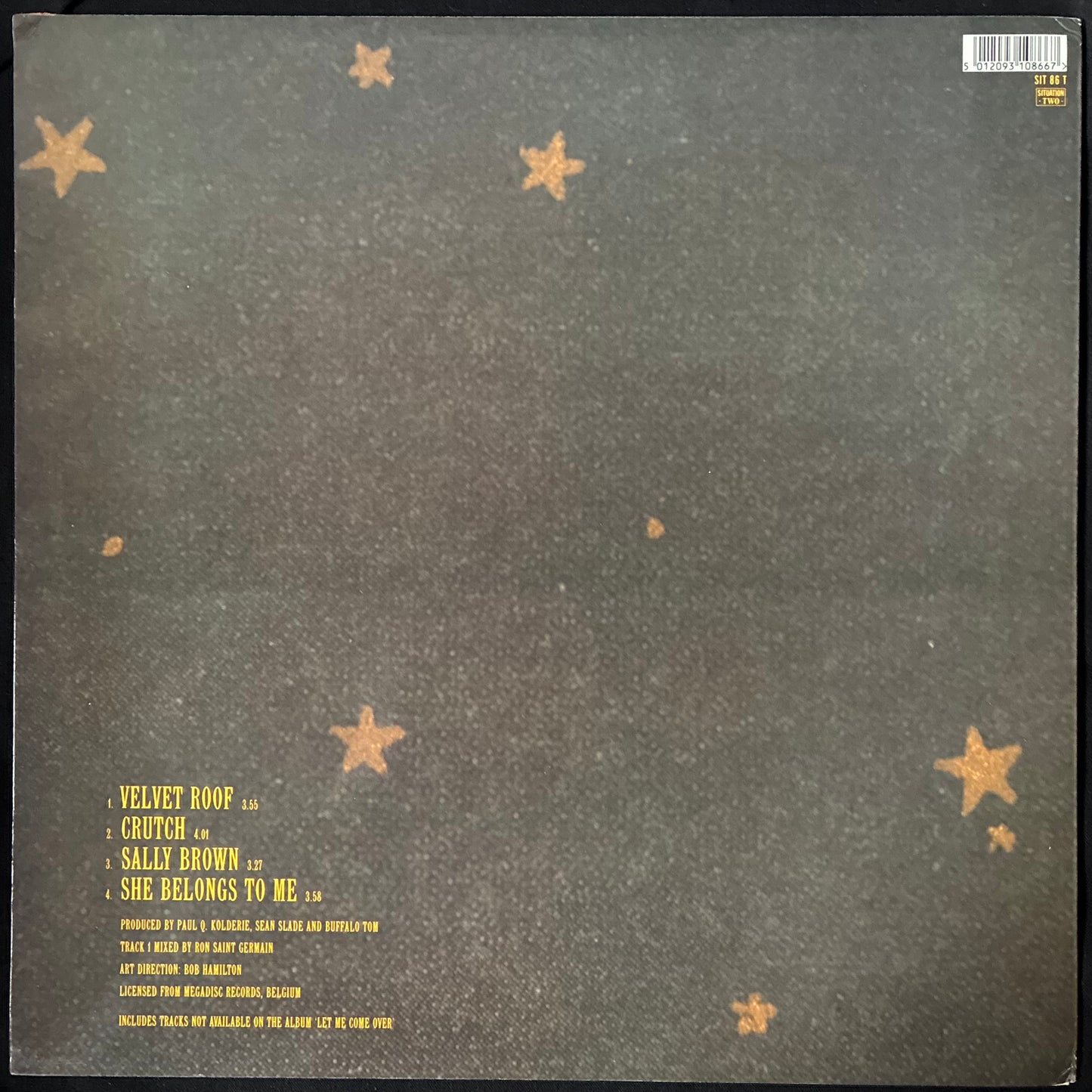 BUFFALO TOM - VELVET ROOF (12") (USED VINYL 1992 UK M-/EX+)