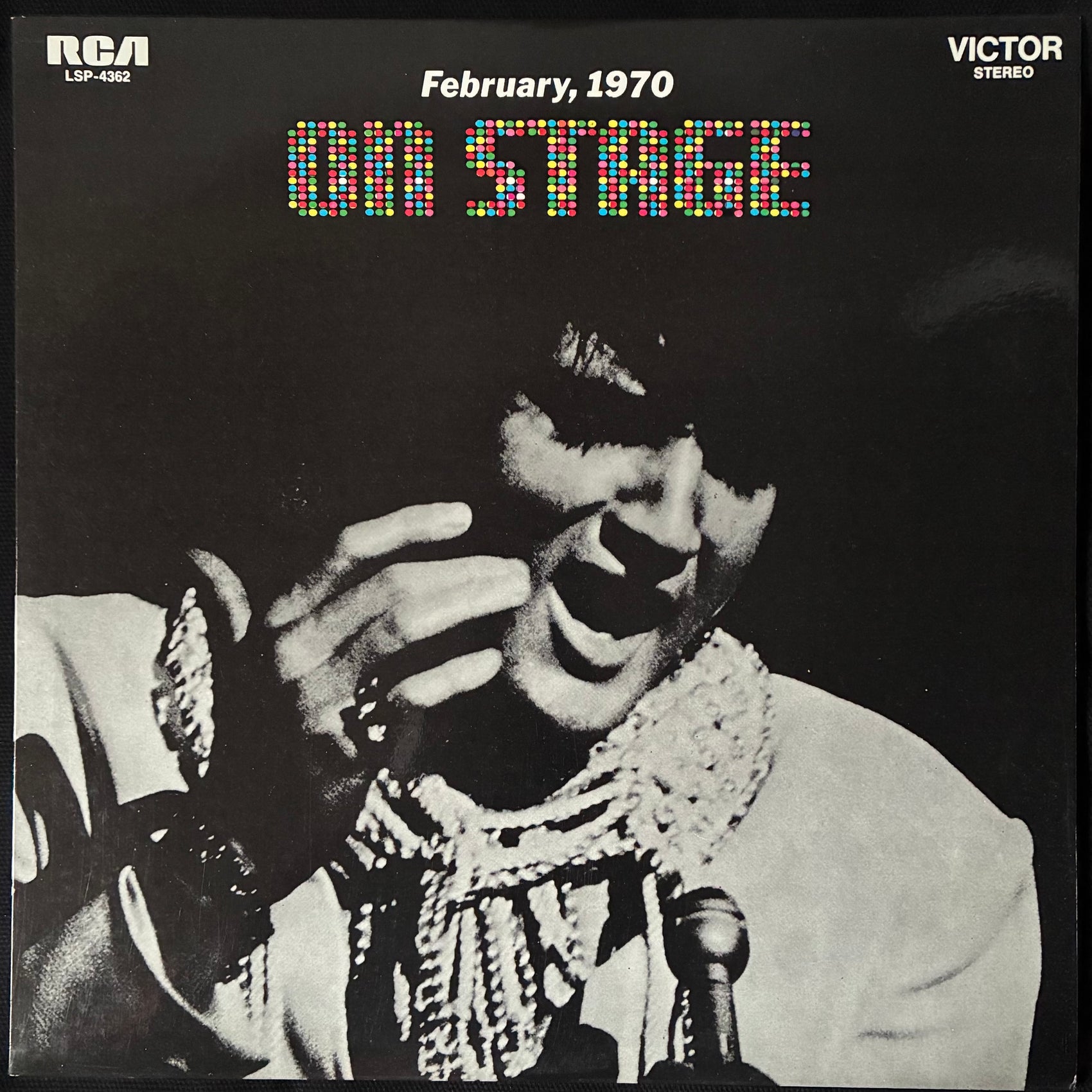 ELVIS PRESLEY - ON STAGE FEBRUARY, 1970 (USED VINYL 1977 AUS M-/M-)