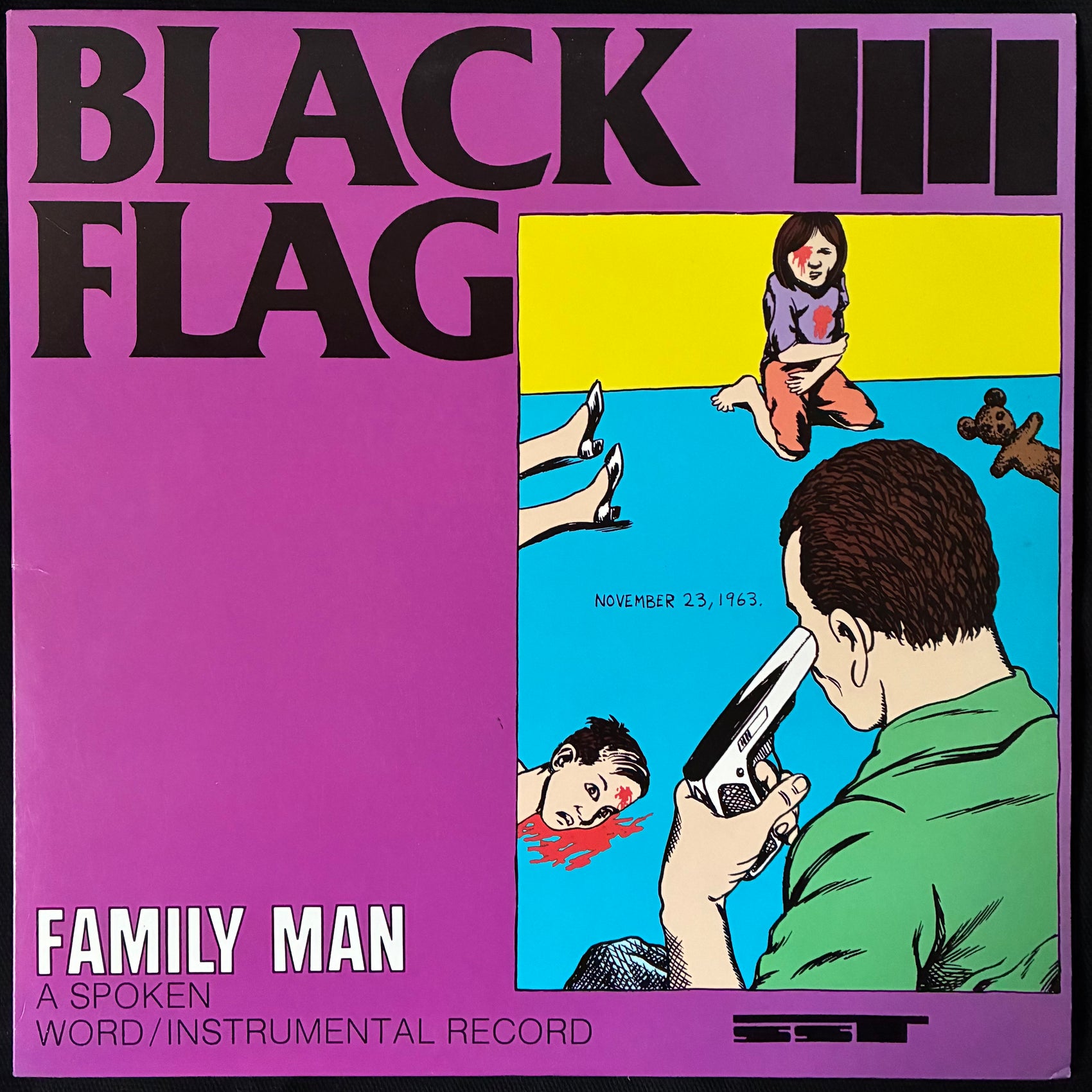 BLACK FLAG - FAMILY MAN (USED VINYL 2008 US EX+/M-)