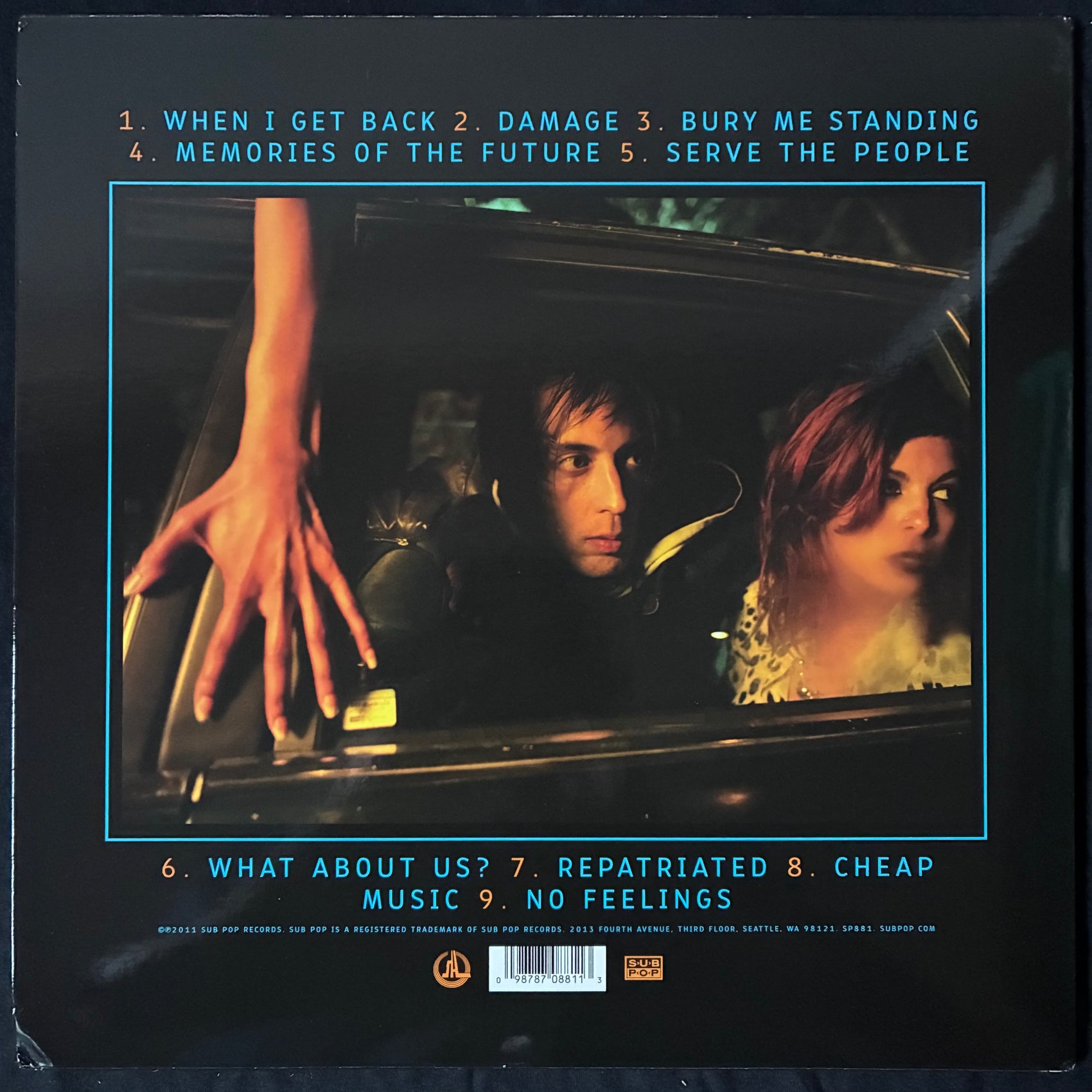 HANDSOME FURS - SOUND KAPITAL (ORANGE COLOURED) (USED VINYL 2011 US M-/EX+)