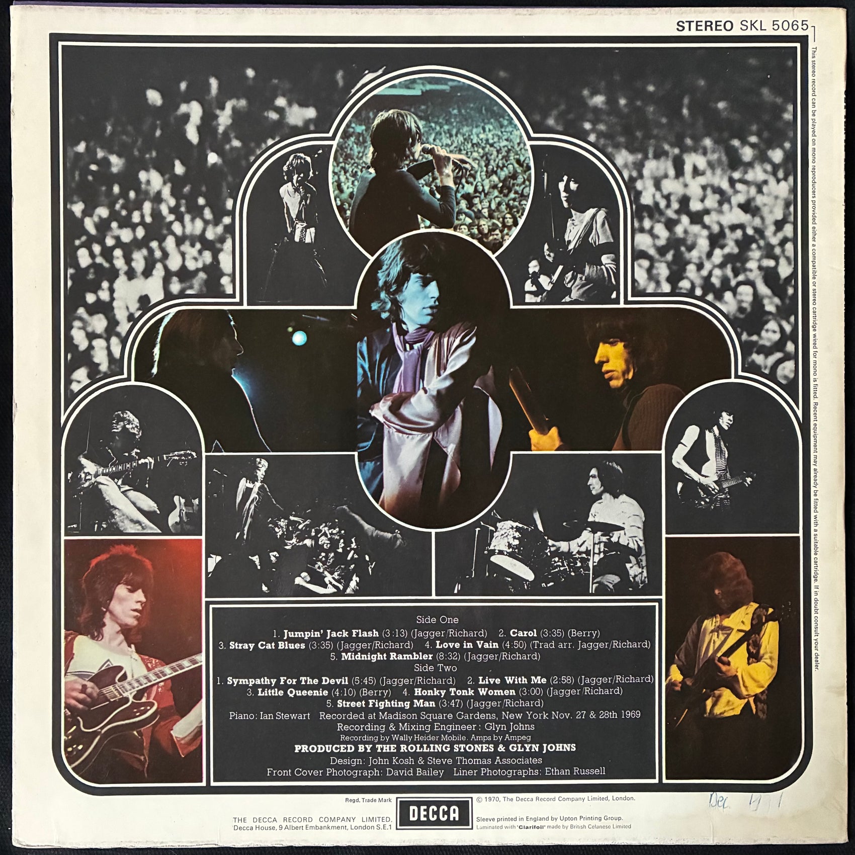 ROLLING STONES - GET YER YA-YA'S OUT! (USED VINYL 1970 UK M-/EX)